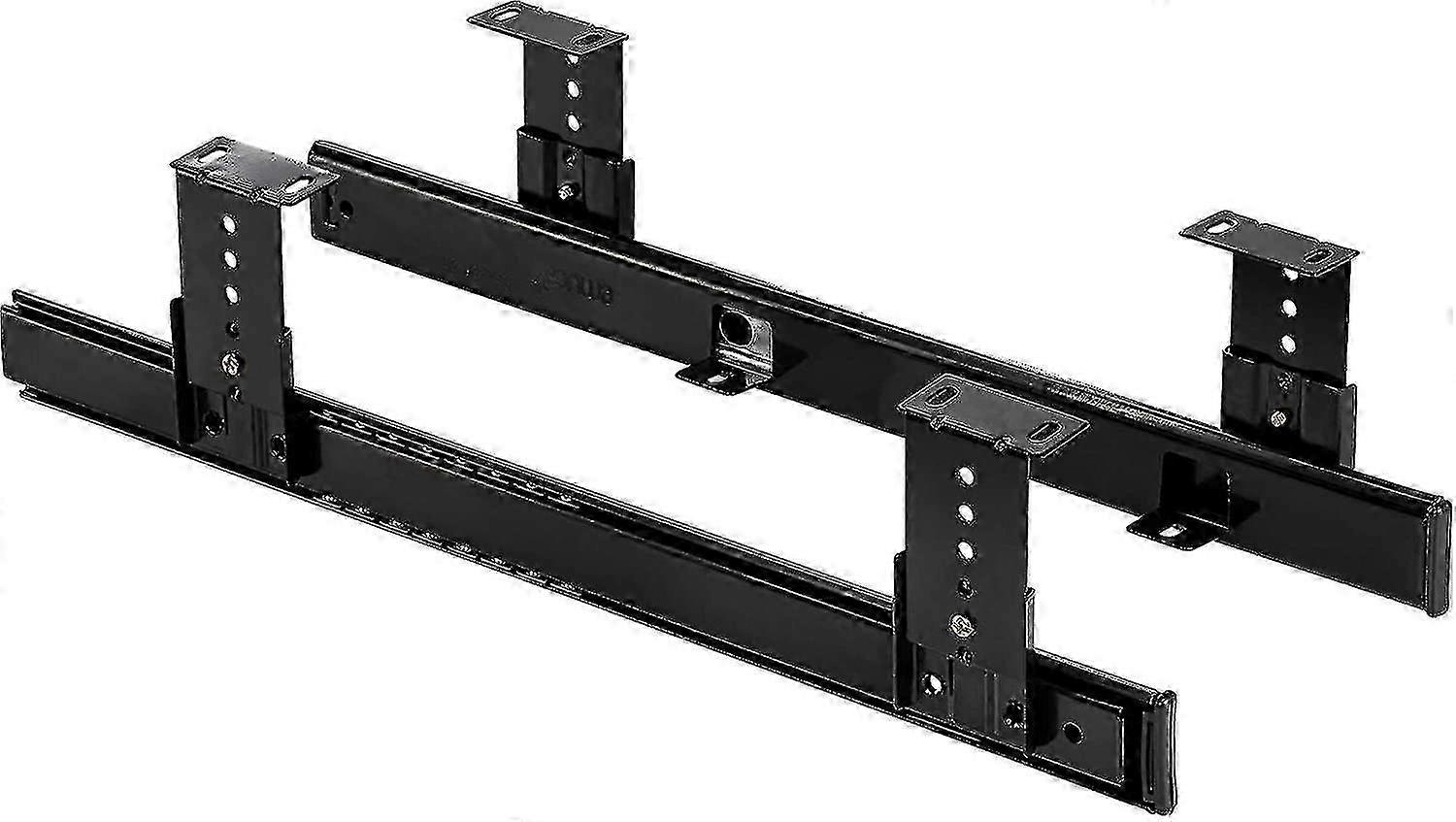 2025 Full Extension Telescopic Slides For Under Table Mounting - Adjustable Guide Rail For Keyboard Drawer - Keyboard Tray - Keyboard Under Desk