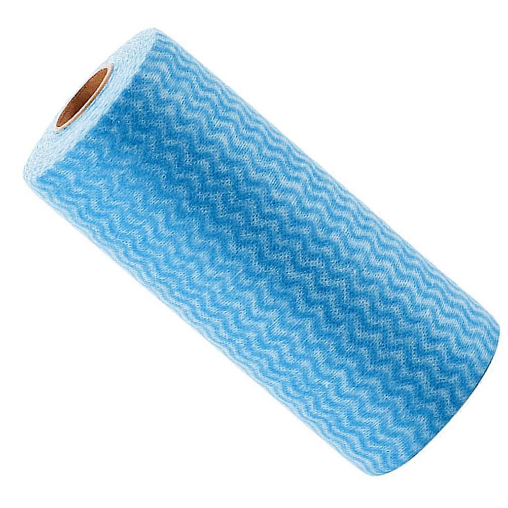 Kitchen Cloth Cleaning Cloth for Kitchen 1 Roll 45Pcs Blue