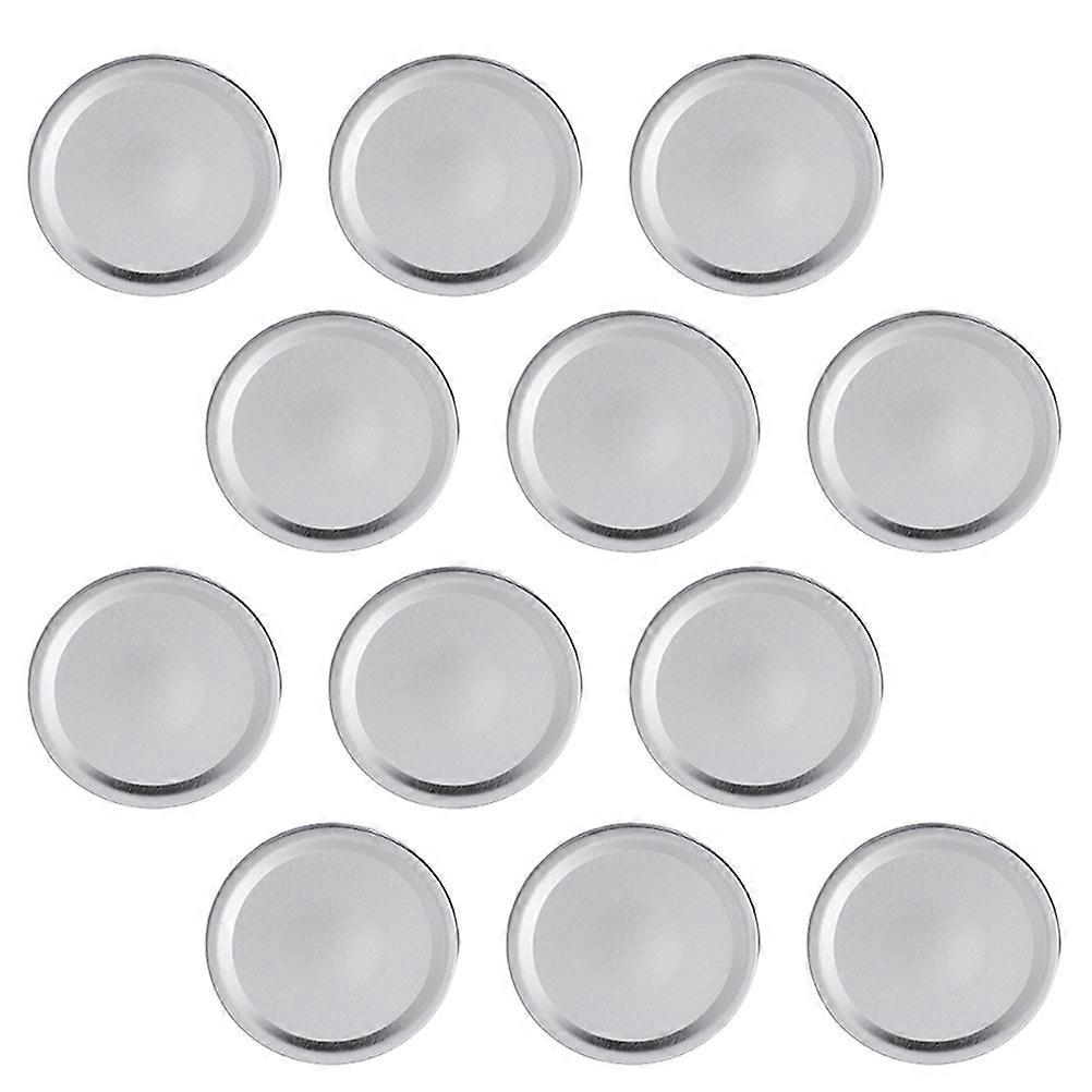 Silver Canning Jar Caps 54Pcs Multipurpose Lids For Households Easy To Use