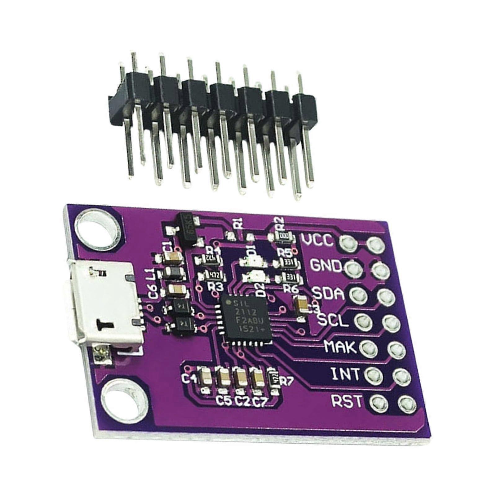 CP2112 USB to I2C Communication Module with Type-C Debug Board for Electronics Prototyping and Development
