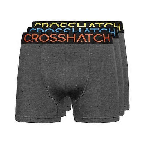 Crosshatch Mens Chasma Boxer Shorts (Pack of 3)