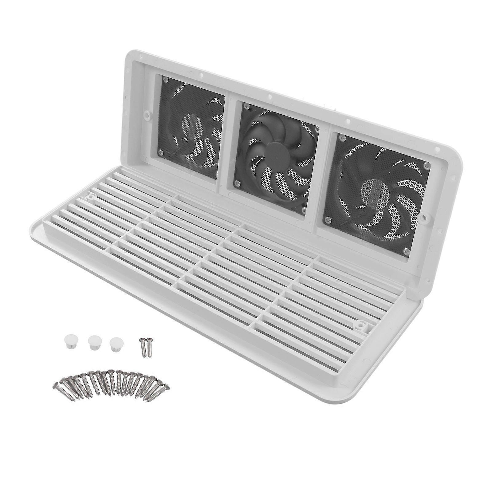 RV exhaust fan 480x185mm low noise with filter net