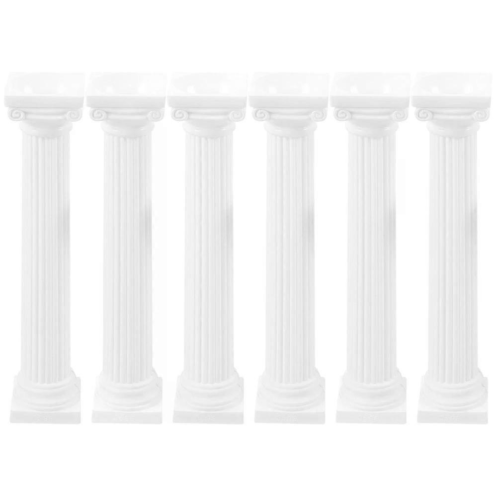 Roman Columns, 6 Pcs for Model Landscaping Pillar Decor