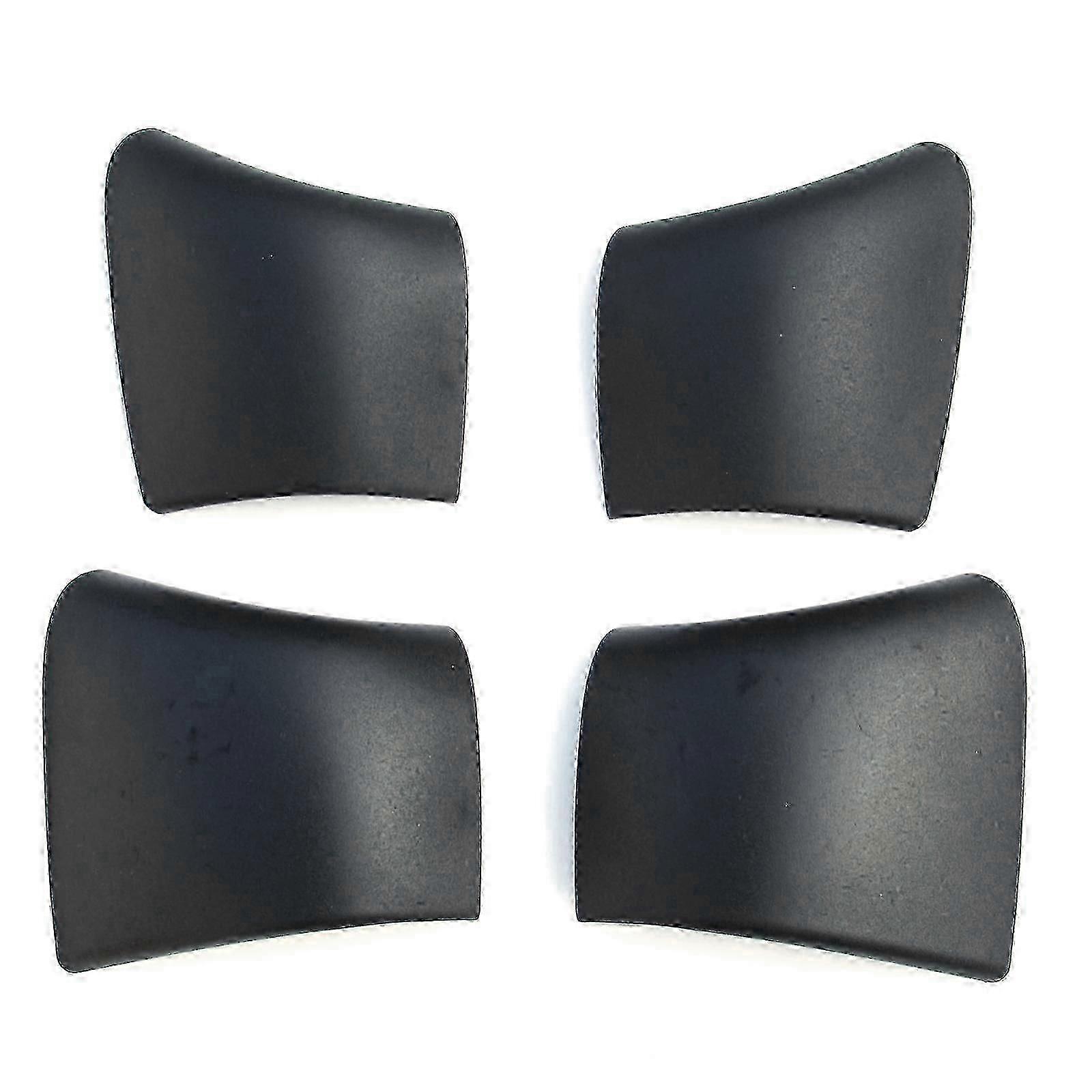 2025 Replacement 4X Black Roof Rack Cover Rail End Shell For 2021-Tesla Model