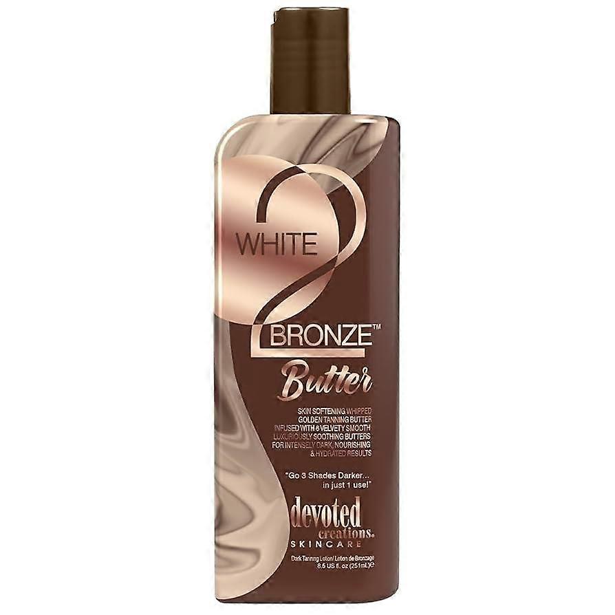 Devoted Creations white 2 Bronze Butter Dark Tanning Accelerator Lotion