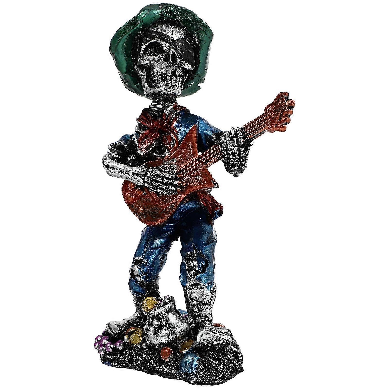 Skull Statue 1Pc Resin Decorative Item For Friends And Girlfriends Halloween Assorted Color Waterproof