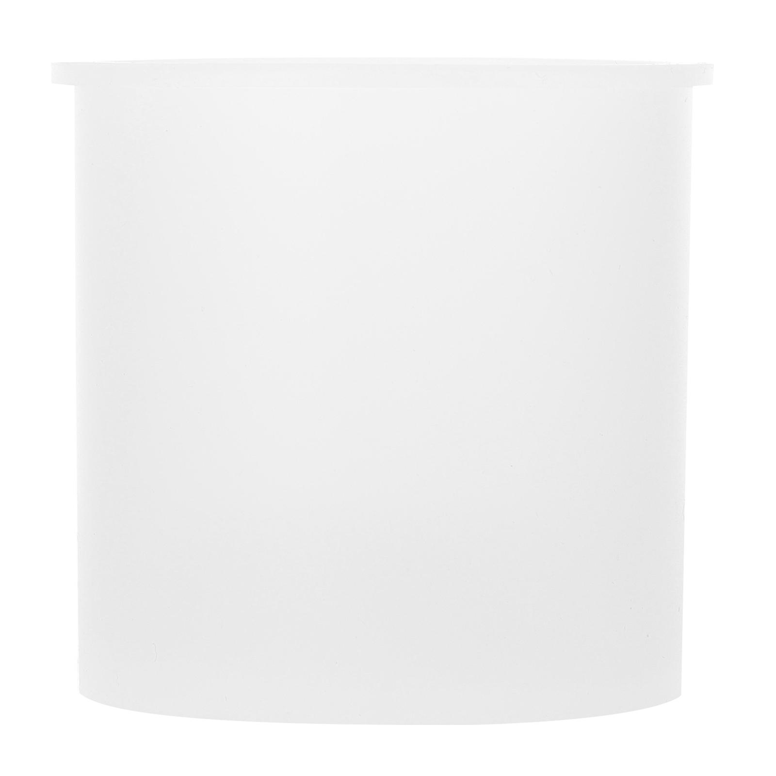 Silicone Candlestick Mold for Home Use Easy to Form and Demould White Color 3.5 inches
