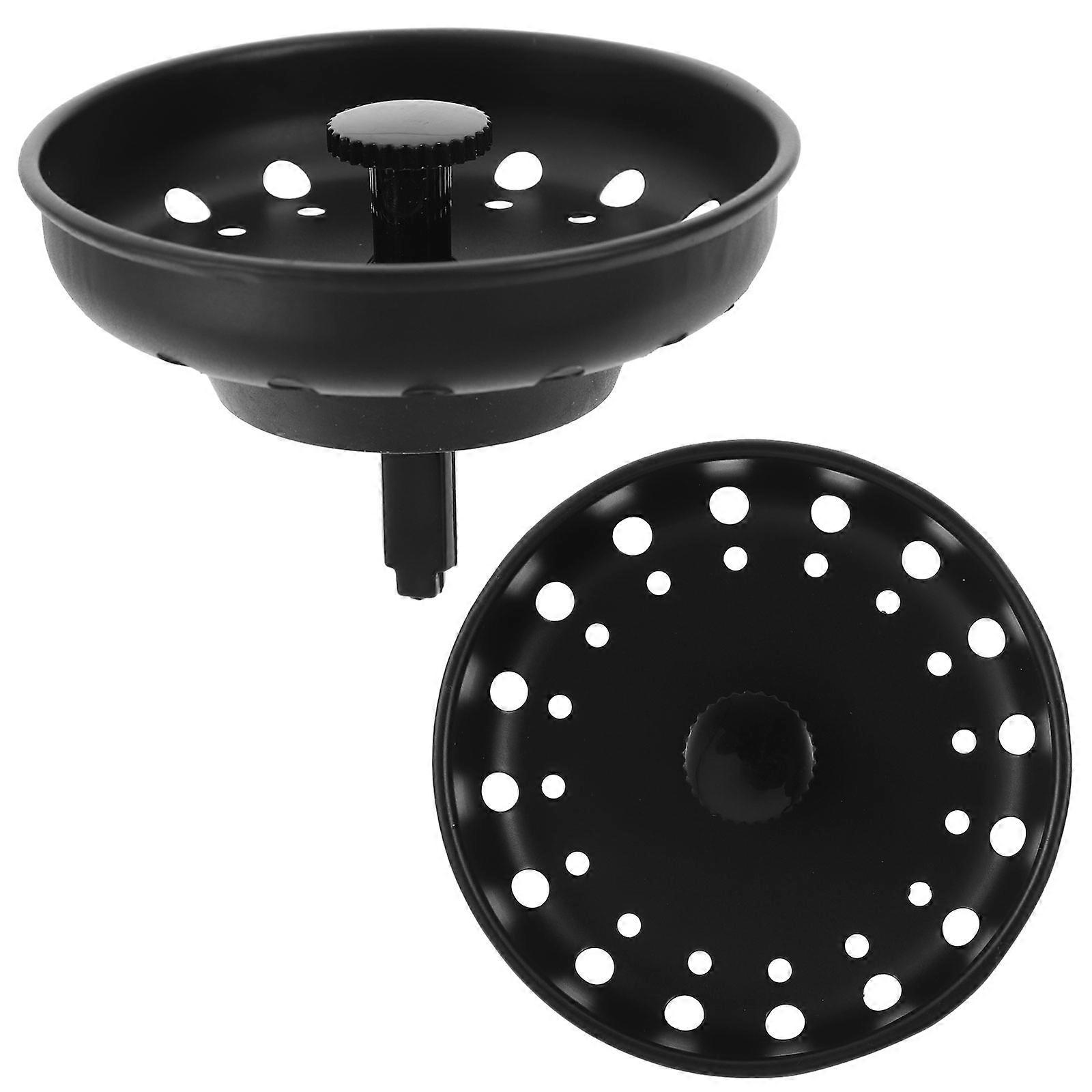 2 pcs Kitchen Sink Drain Strainer Metal Sink Drain Strainer Sink Drain Filter Stoppers