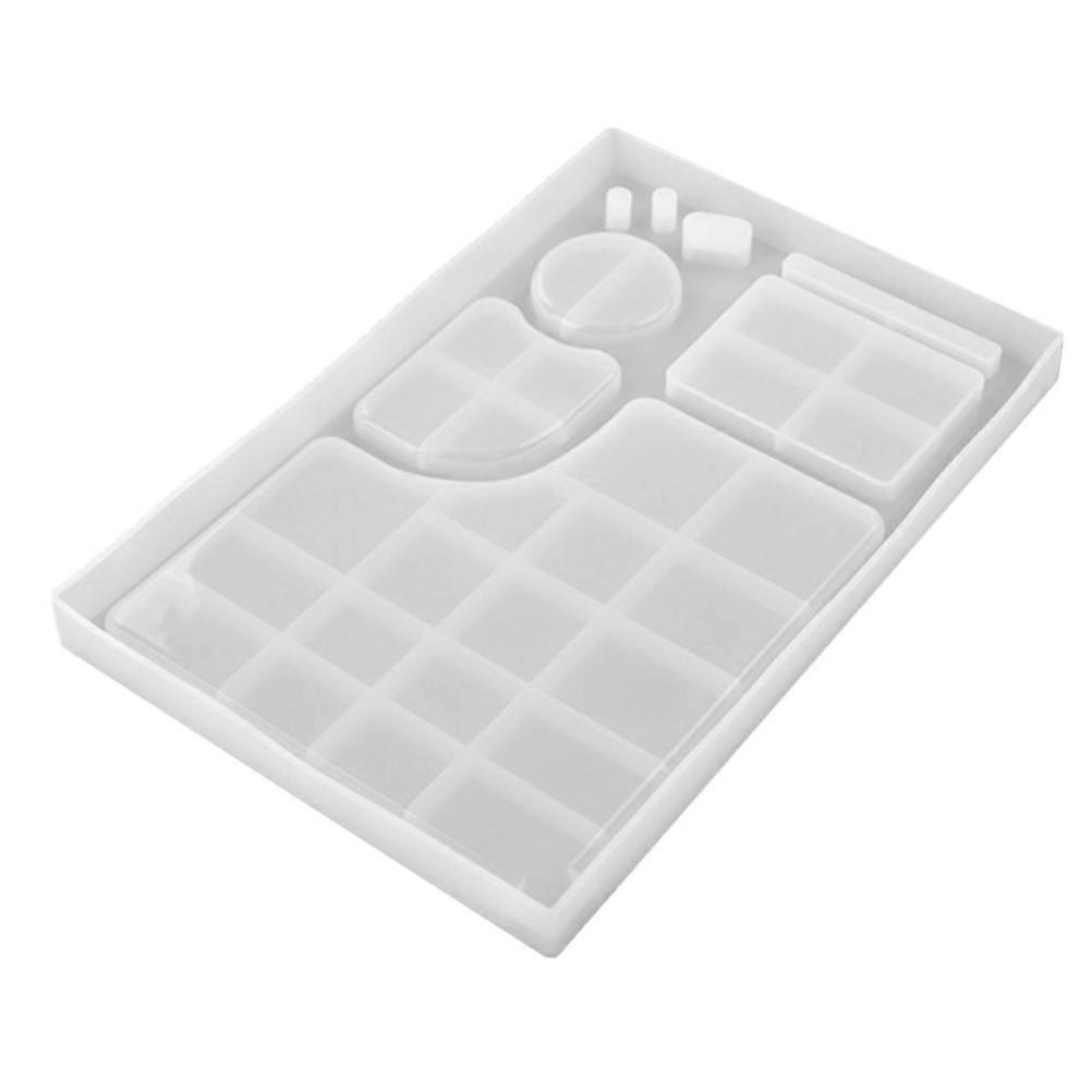 Silicone Resin Molds 1Pc Makeup Accessory Tool For Artisans With Flexible Material 11.40X7.47X0.86in