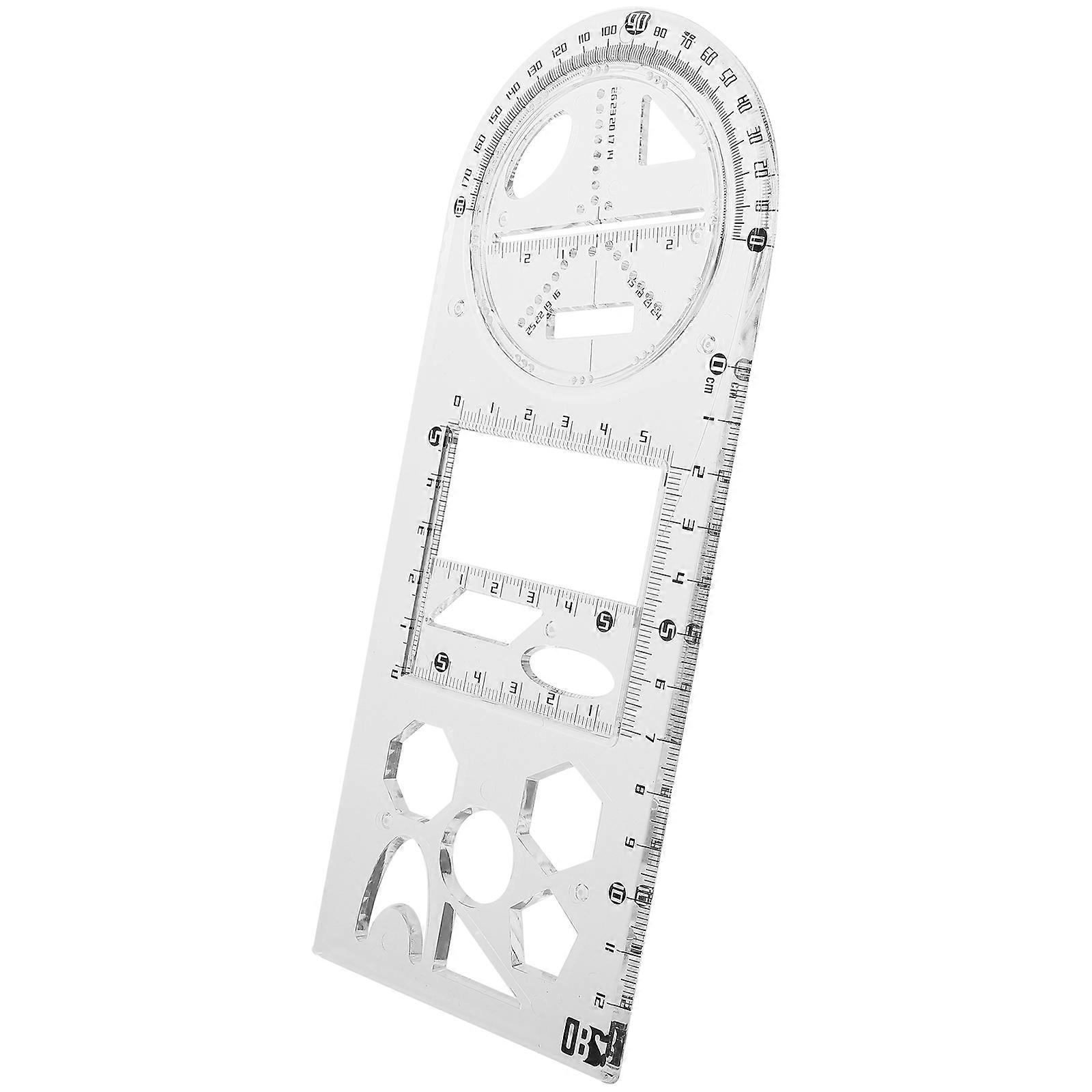 Students Drawing Ruler in Assorted Colors for Gift and Engineering Use with Plastic Material