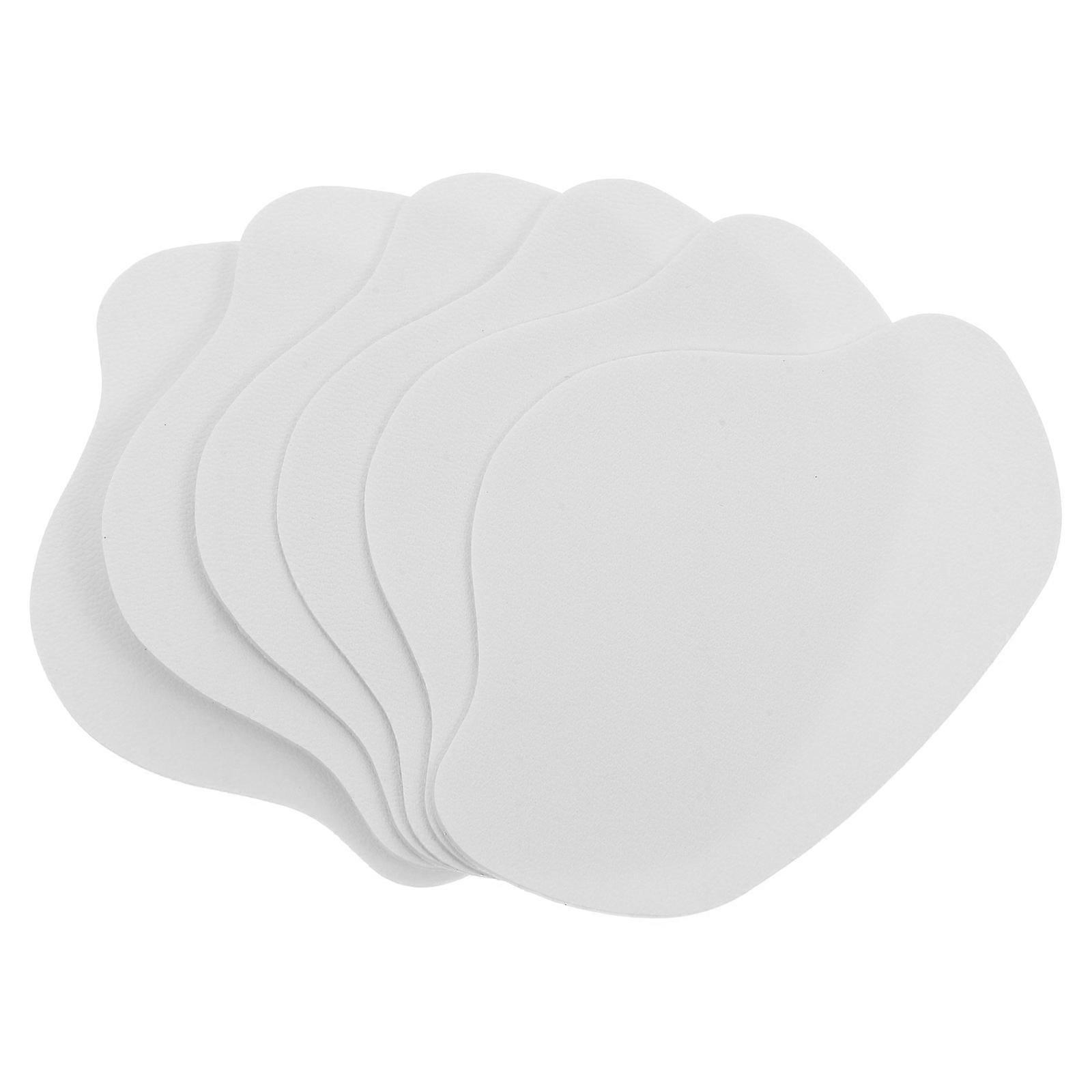 Shoe Heel Repair Kit 6Pcs Self-Adhesive Patch For Daily Use Quick Repair PU White Color