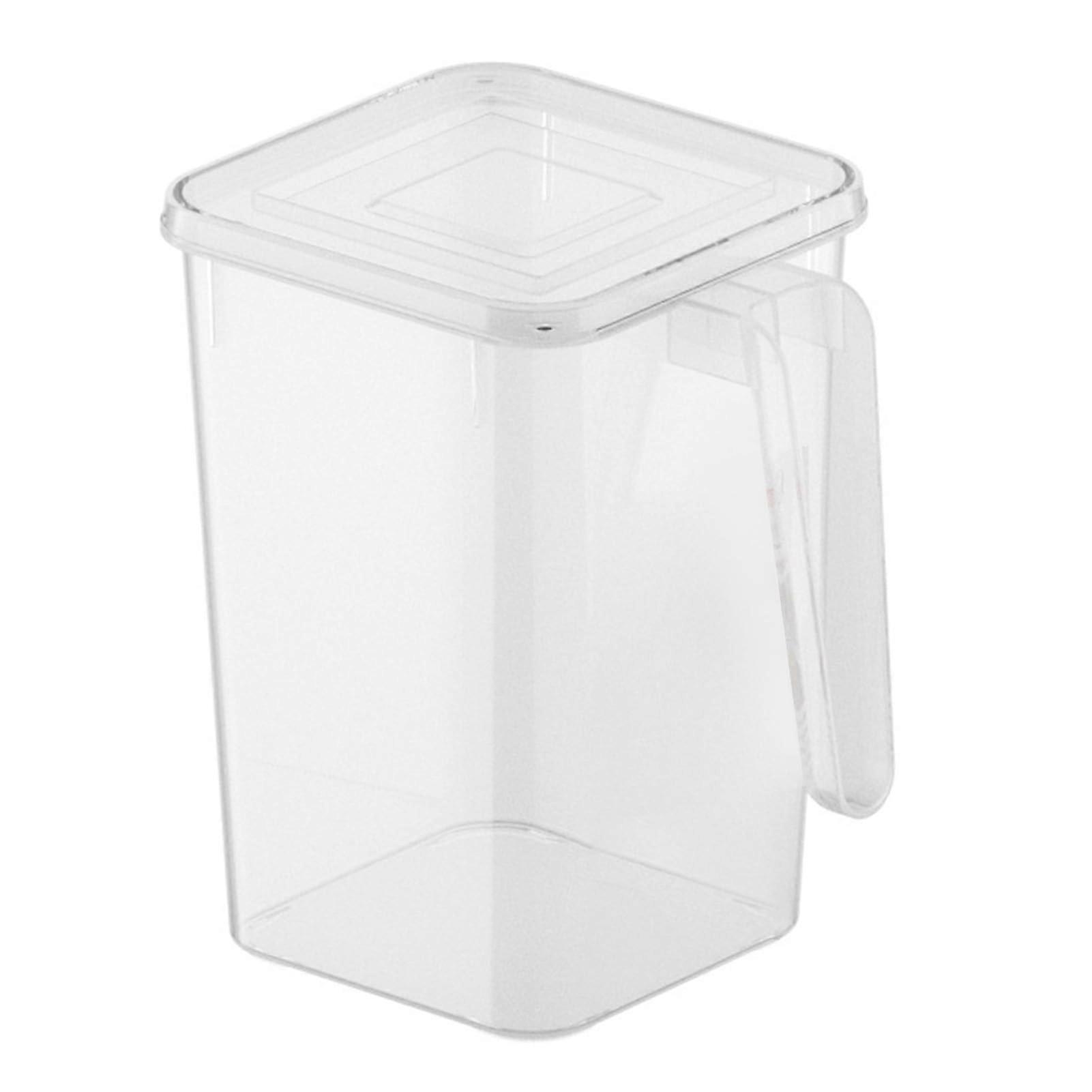 Refrigerator storage box, keeps vegetables fresh and organized, transparent design, easy to clean, multiple uses for kitchen and office.