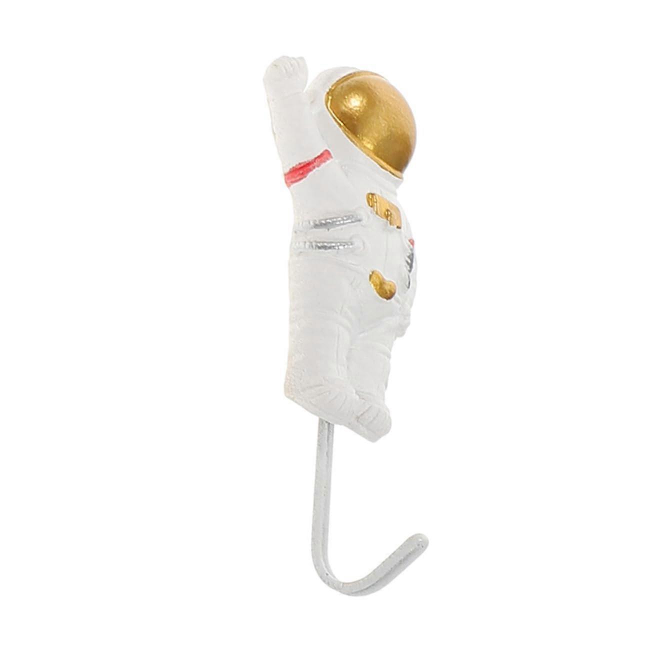 Astronaut Connecting Removable Hook Wall Adhesive Self Adhesive Resin Key Hook Cute Wall Hooks For Keys