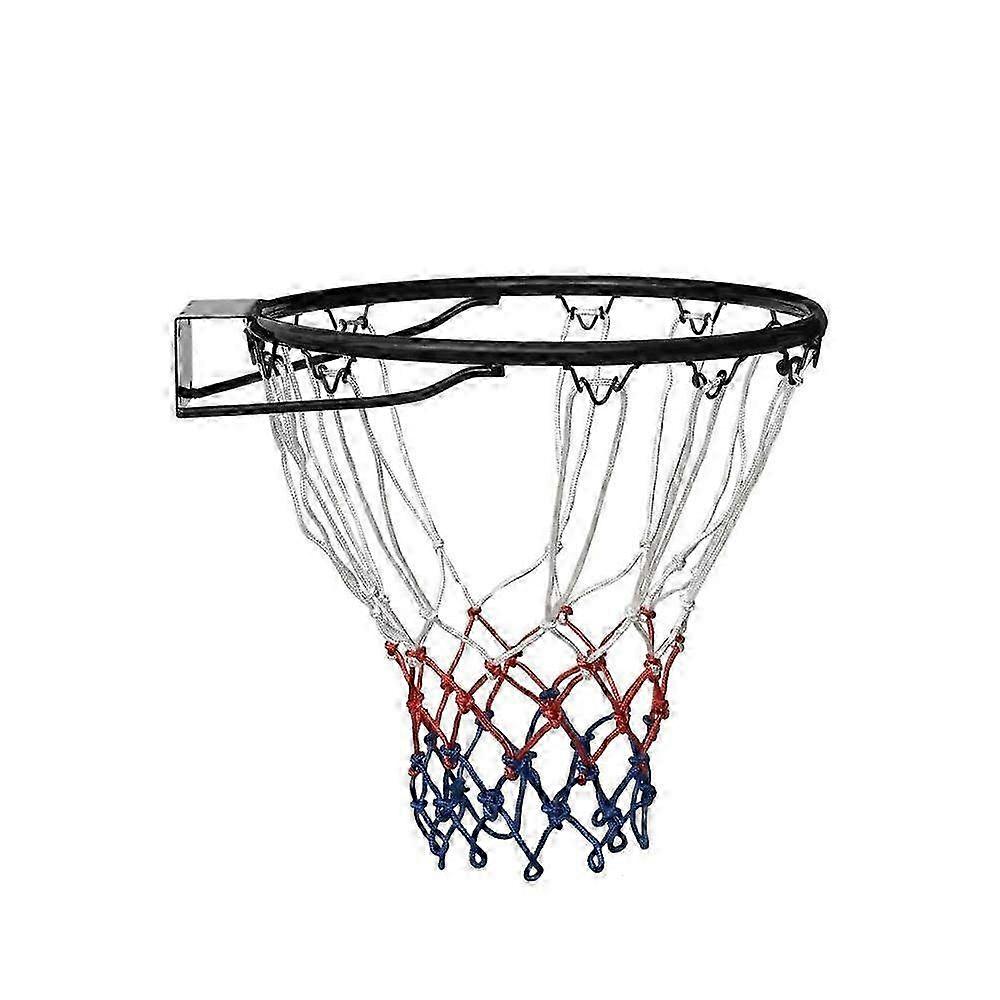 18 Breakaway Basketball Rim for Outdoor Use �C Heavy Duty Solid Steel Wall Mounted Rim with Double Springs & All-Weather Net