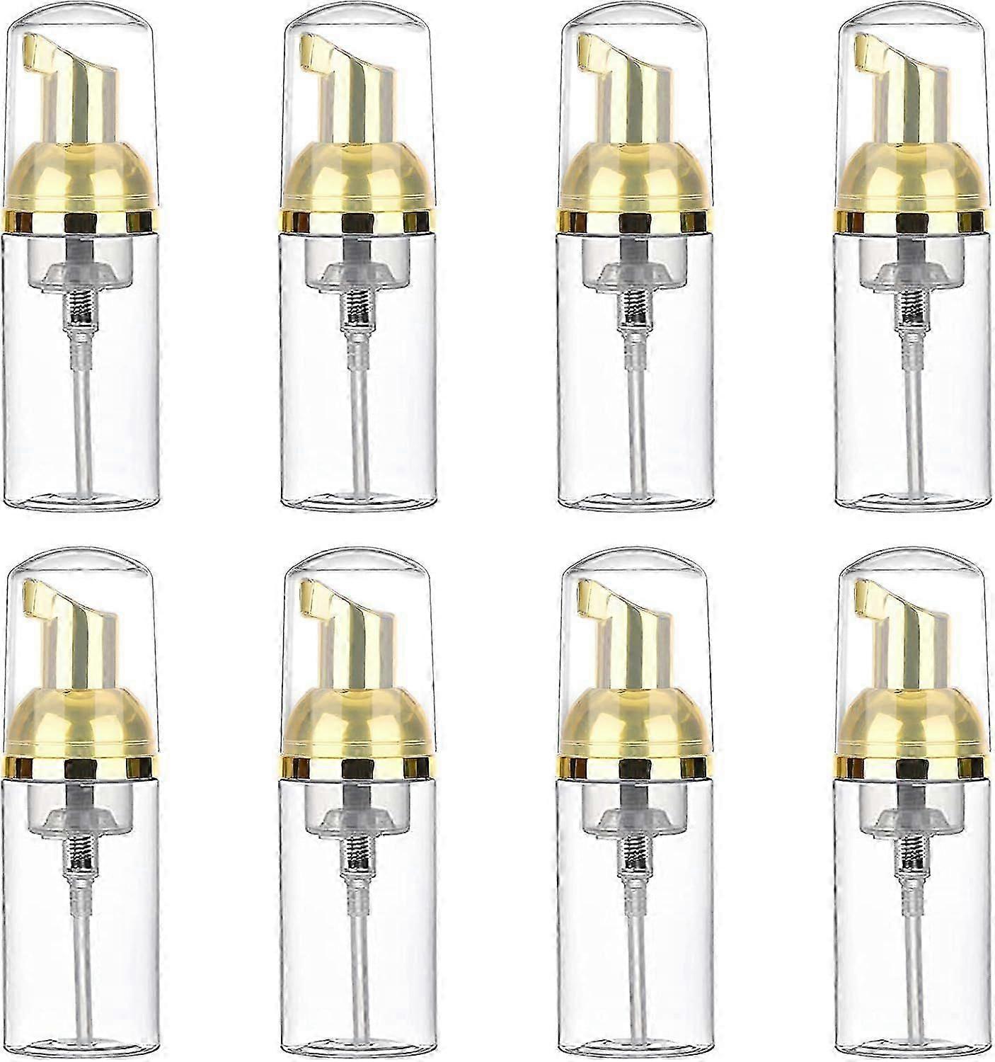 8 τεμ 1oz 30ml πλαστικό μπουκάλι αντλίας αφρού μπουκάλια διανομέα αφρού μίνι υγρό αφρίζοντας μπουκάλια για επαναγεμιζόμενο σαπούνι χεριών ταξιδιού αφρίζοντας, σαμπουάν, καστίλλη,