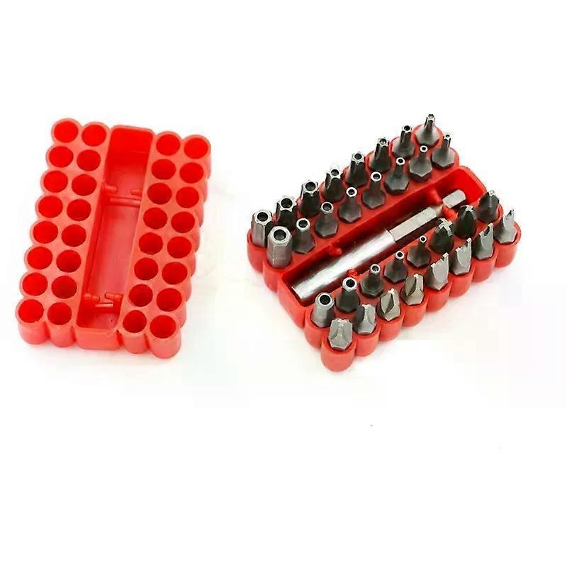 33 Pcs Magnetic Extension Bit Holder Screwdriver Bits Set Quick Release Bit Holder For Electric Screwdriver Bit Accessories