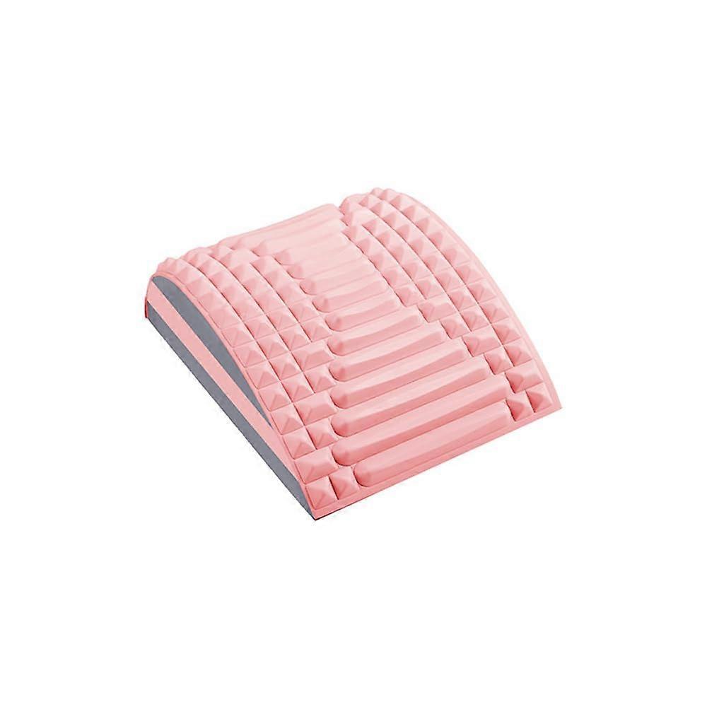 Neck and Back Stretcher Pink for Pain Relief, Adjustable Size, Durable Foam Material, Home Use