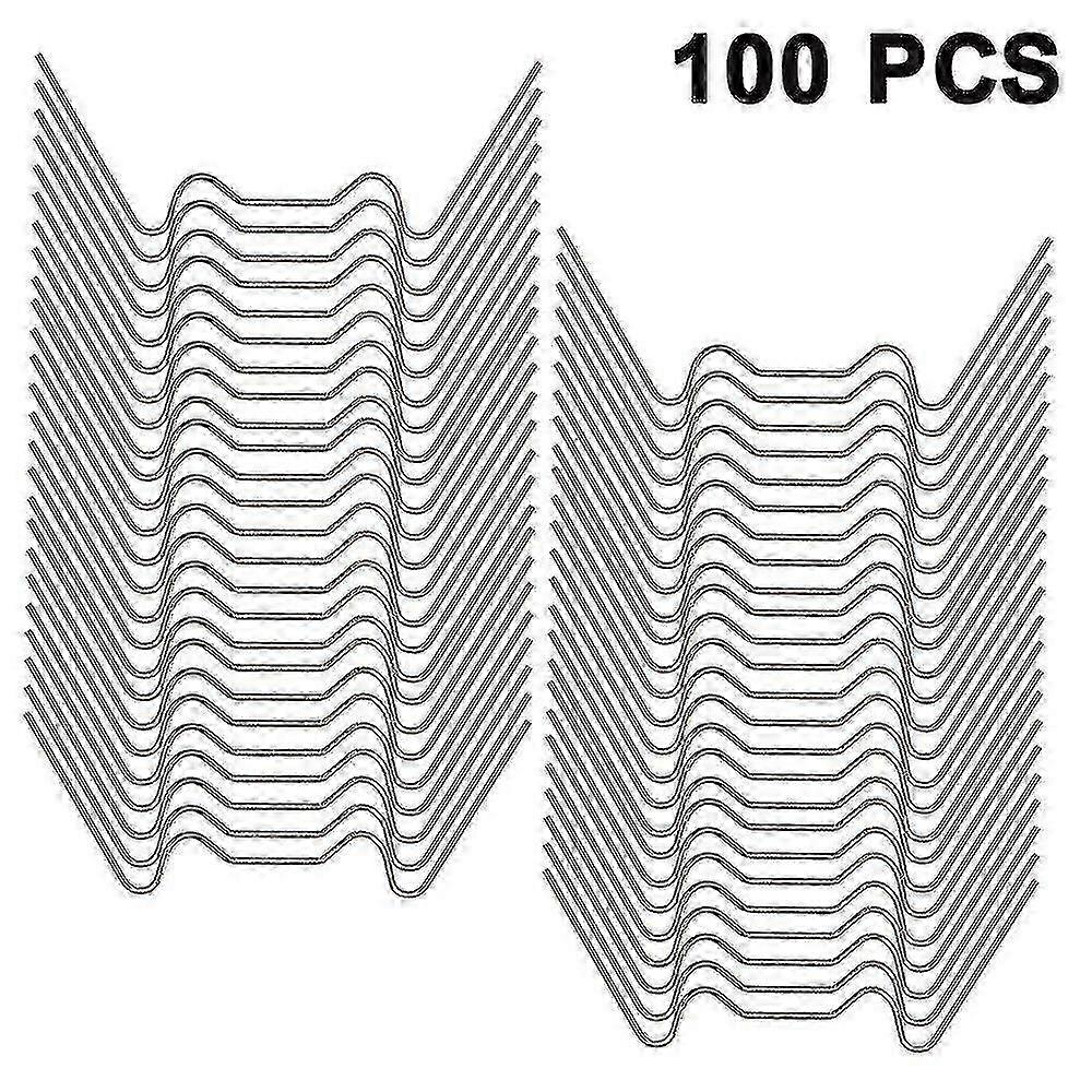 100pcs Rust-Resistant W Clips for Greenhouse Glazing Installation