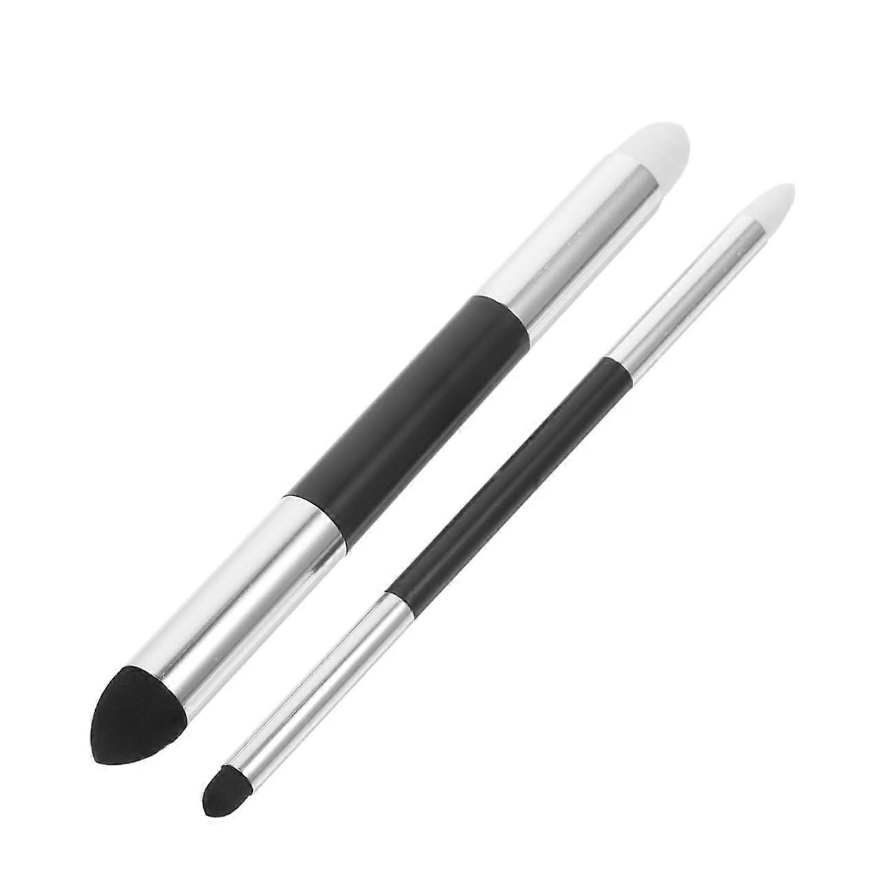 Double Ended Sketching Sponge Pens Set of 2 Washable Blending Tools for Artists Professional Grade Detailing Stumps