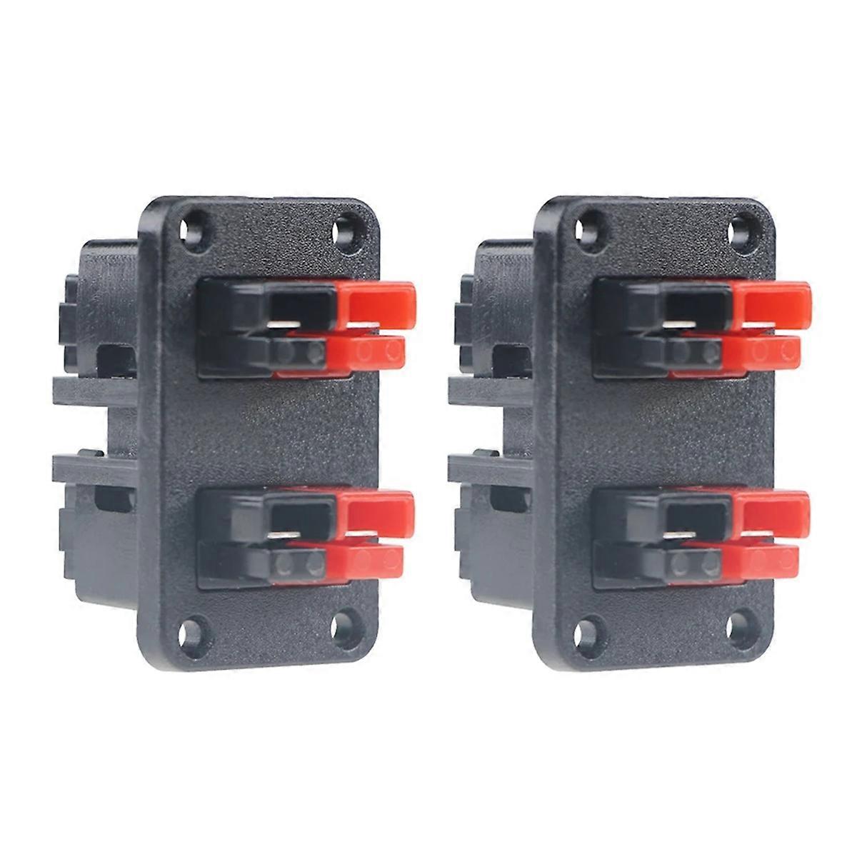 2pcs 45A 600V Power Plug Cable Connectors for Anderson Plug Connector Fixed Mounting Bracket Panel