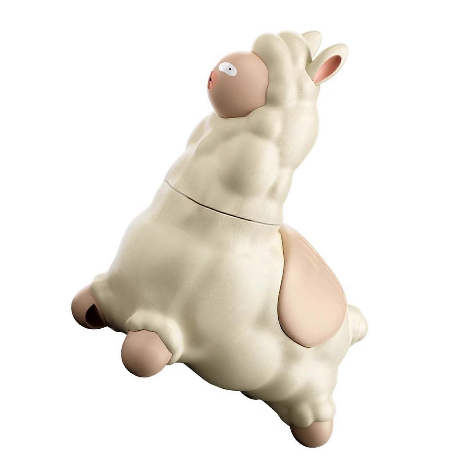 Soft Elastic Alpacas Fidgets Toy For Anxiety Relief Safe Durable Plastic Sensory Gift Water Sprayer with Head Shaking Multicolor