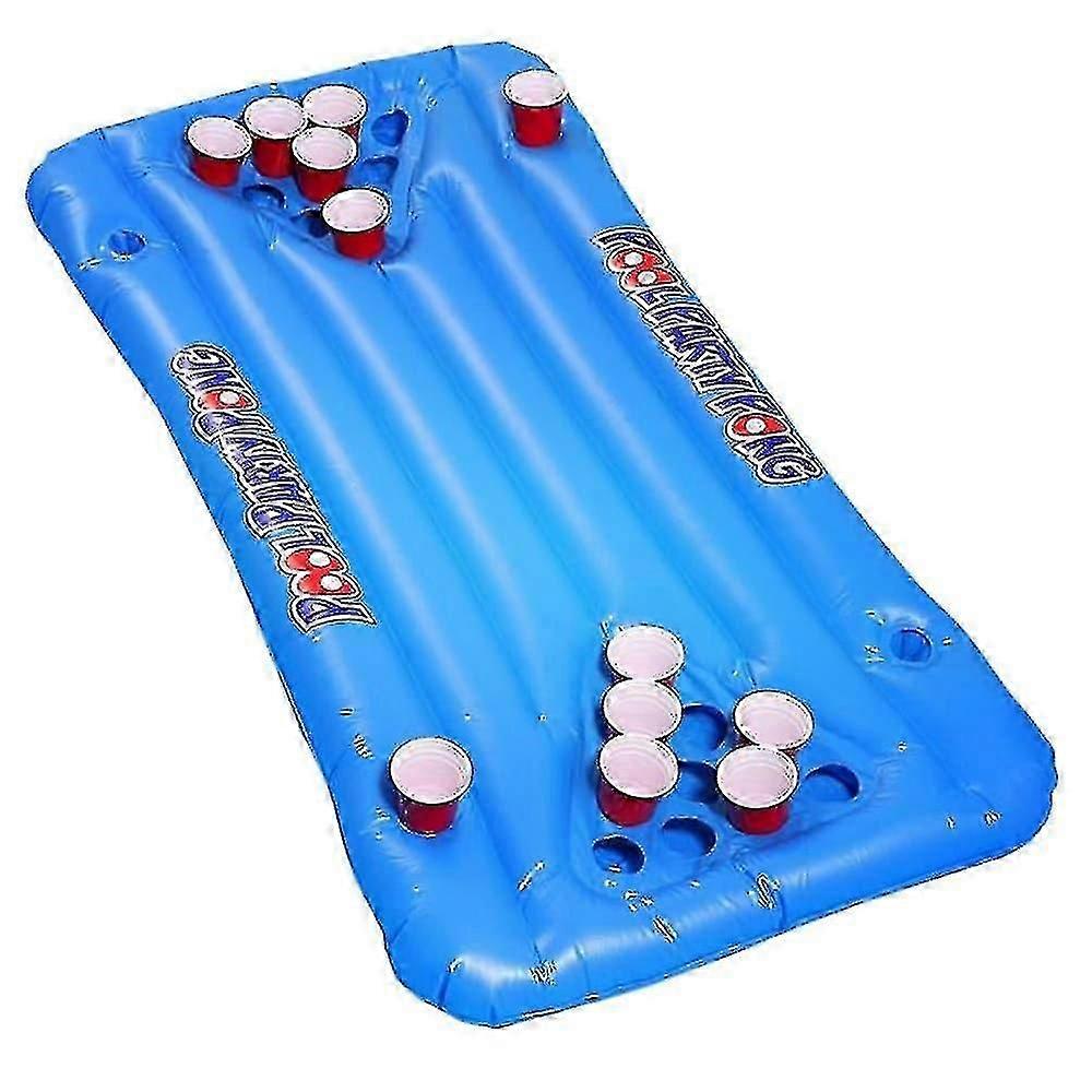 Opblaasbare Bier Pong Pool Float Bad Matras