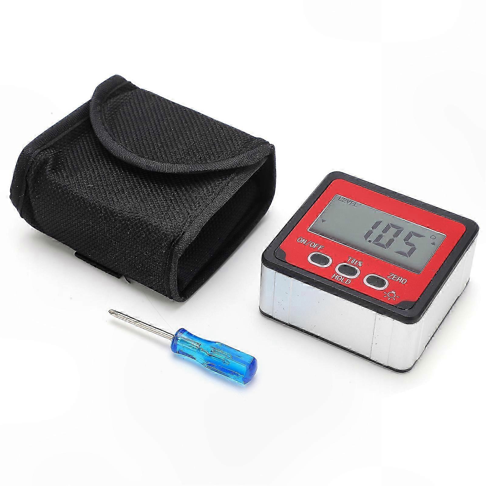 Digital Angle Finder with Magnetic Base for Level and Inclination Measurement Tool