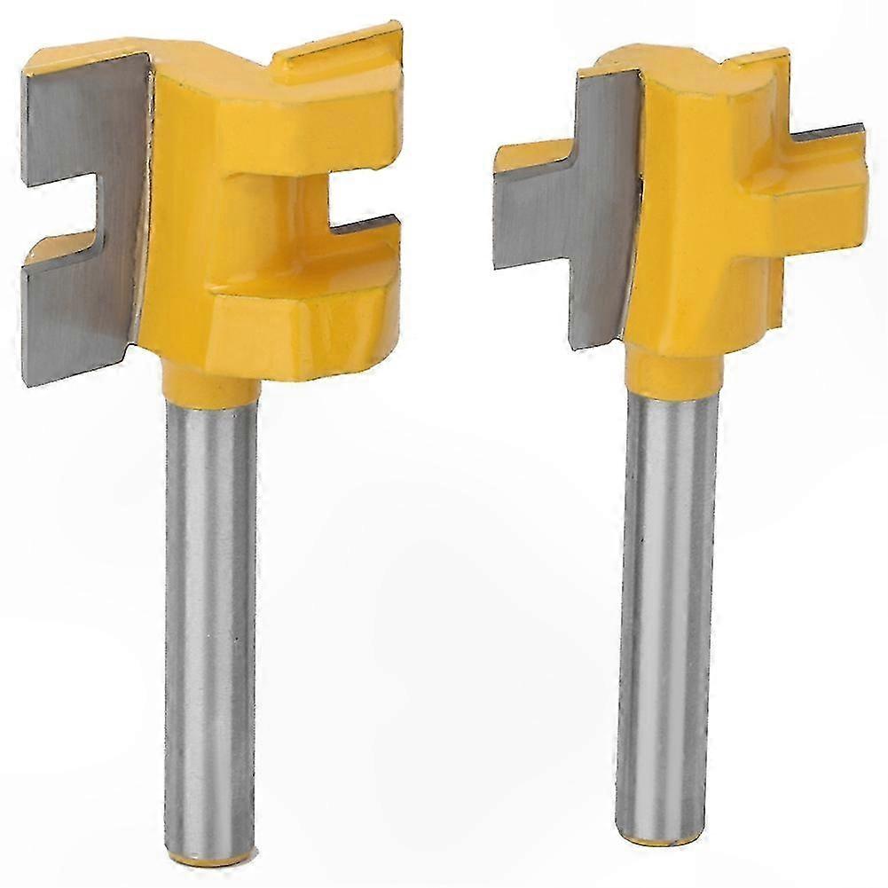 Three-Tooth T-Slot Router Bit for Woodworking, 1/4-Inch Shank Compatibility