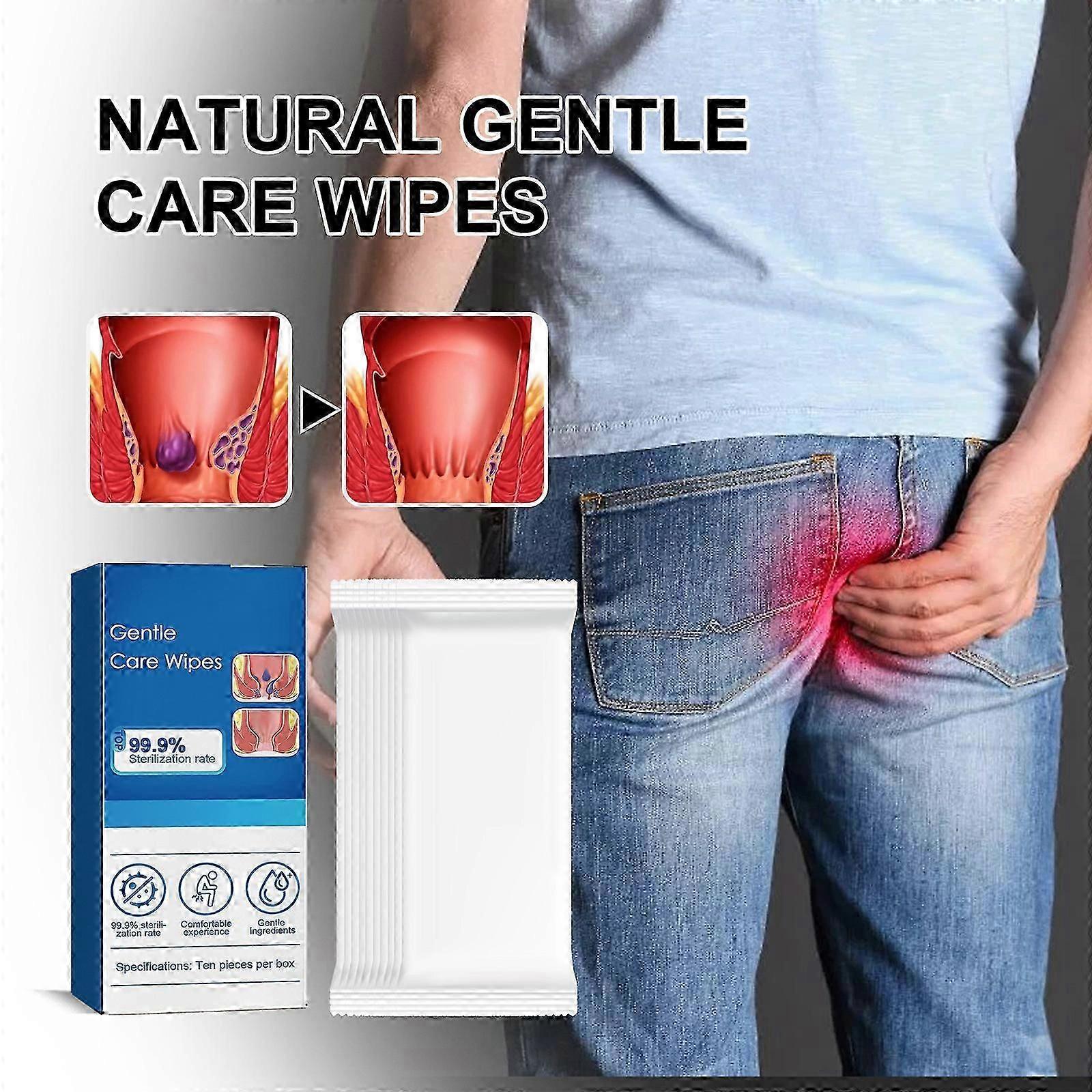 Natural Gentle Adult Wipes with Aloe, Flushable Wet Wipes, Extra-Large Washcloth for Personal Cleansing, Individually Wrapped