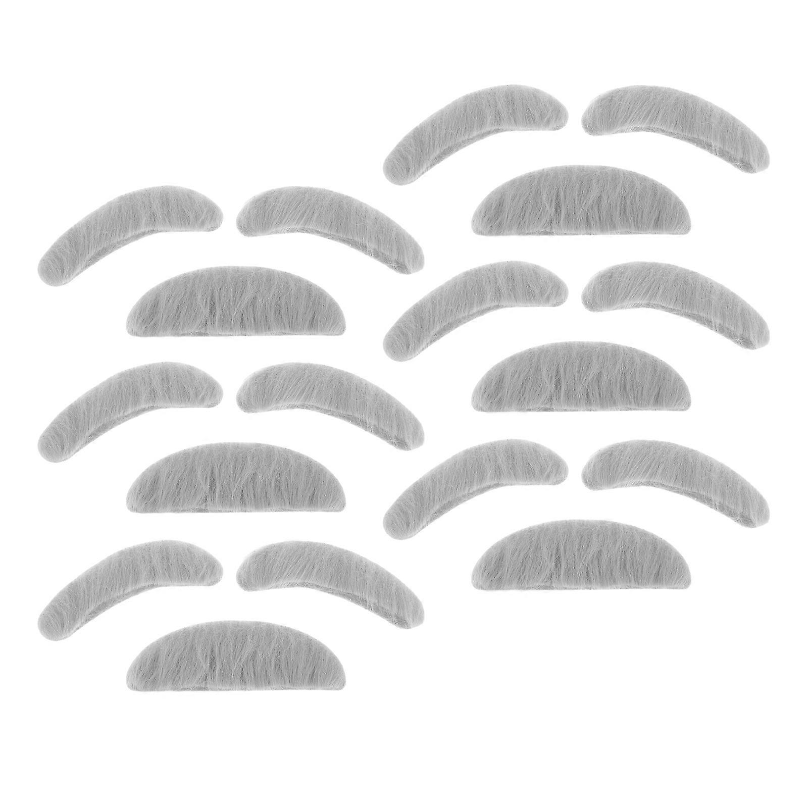 Fake Beard Kit for Men Old Man Costume Prop with Adhesive 6Sets