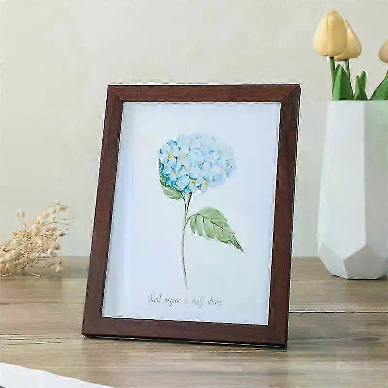 Wood Picture Frame - A4 Size & Multiple Size Honors Certificate Display Frames for Wall Hanging & Desktop Use