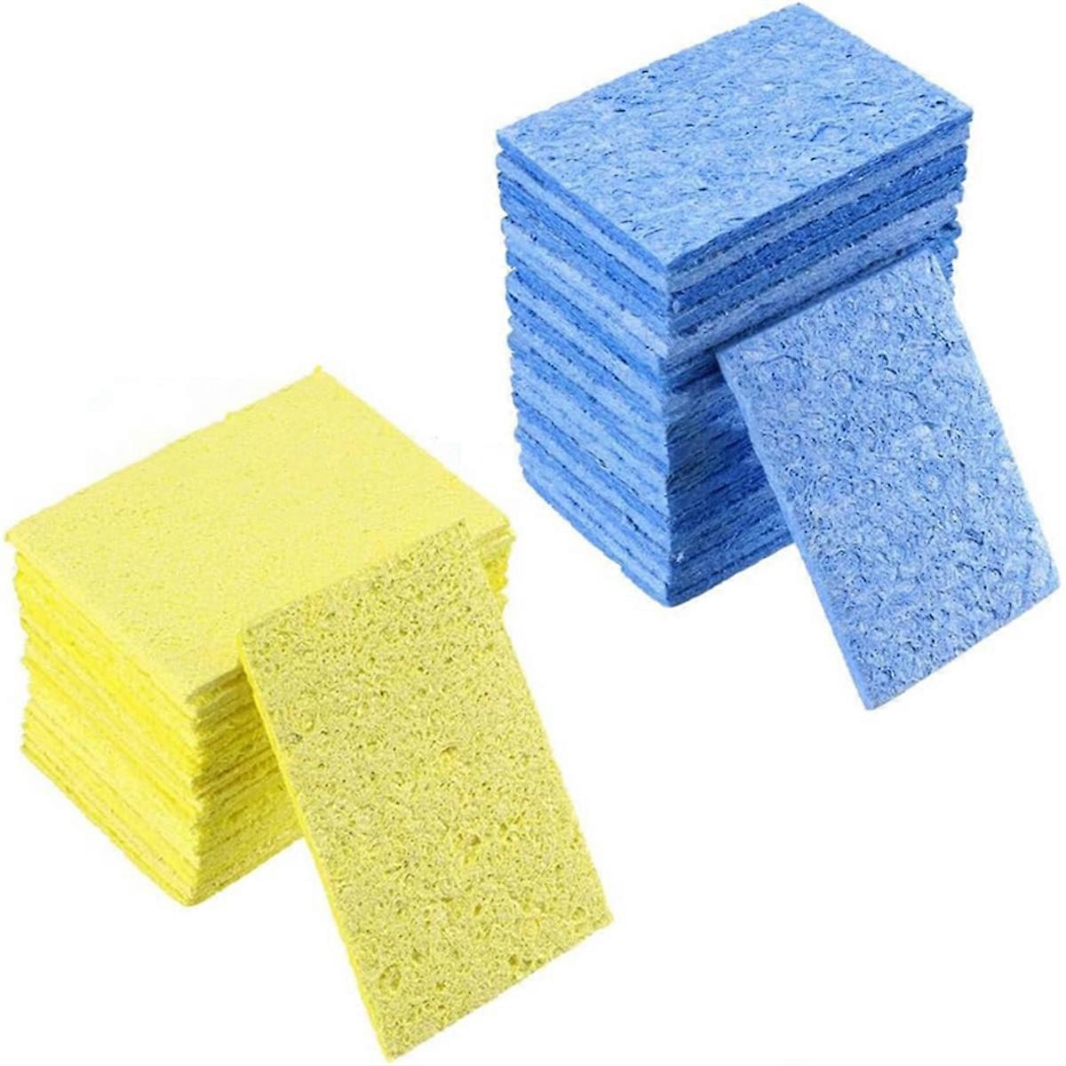 Replacement Welding Soldering Iron Tip Cleaning Sponge Solder Tip Cleaning Sponge Pack of 30 (Yello