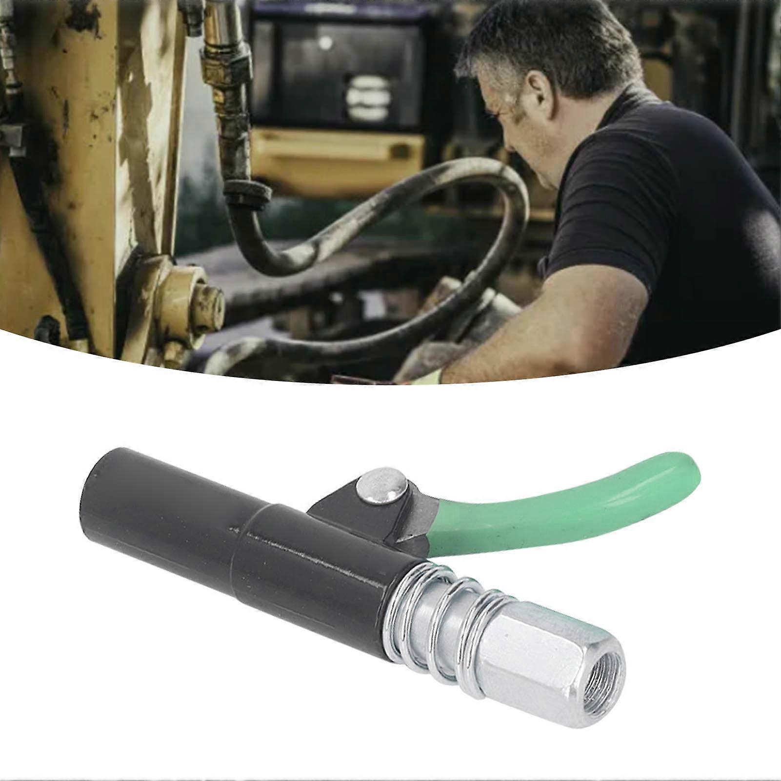 Single Handle Grease Gun Coupler Quick Release Alloy Steel Tool