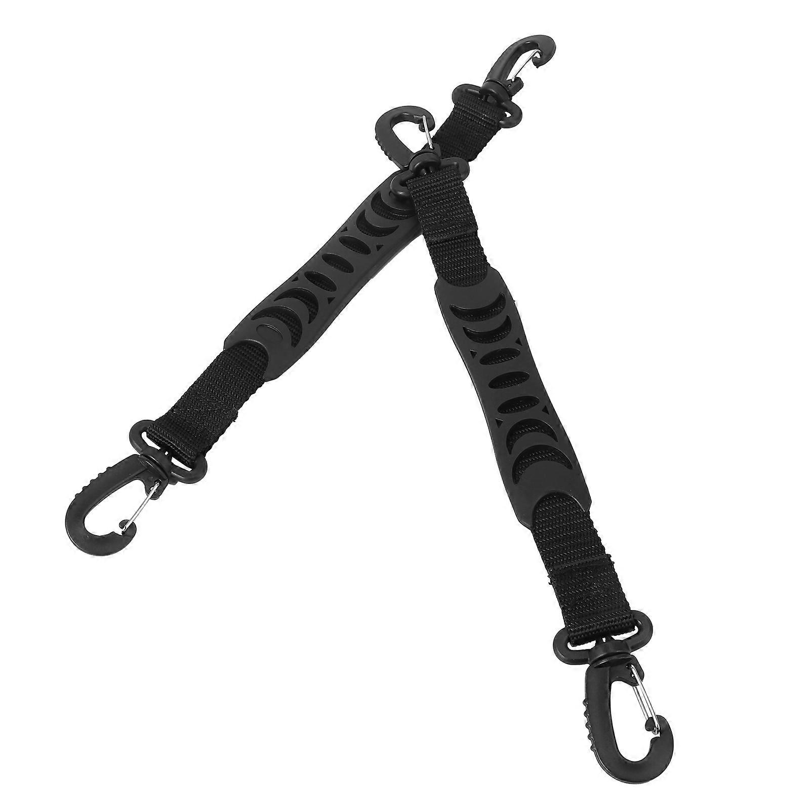Sturdy Carrier Straps for Roller Skates with Universal Clips Compact Lightweight Black