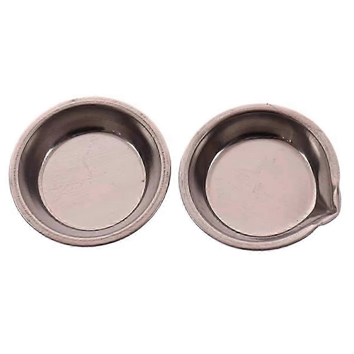 6pcs/Set Metal Color Paint Tray Mixing Color Tinting Dish A