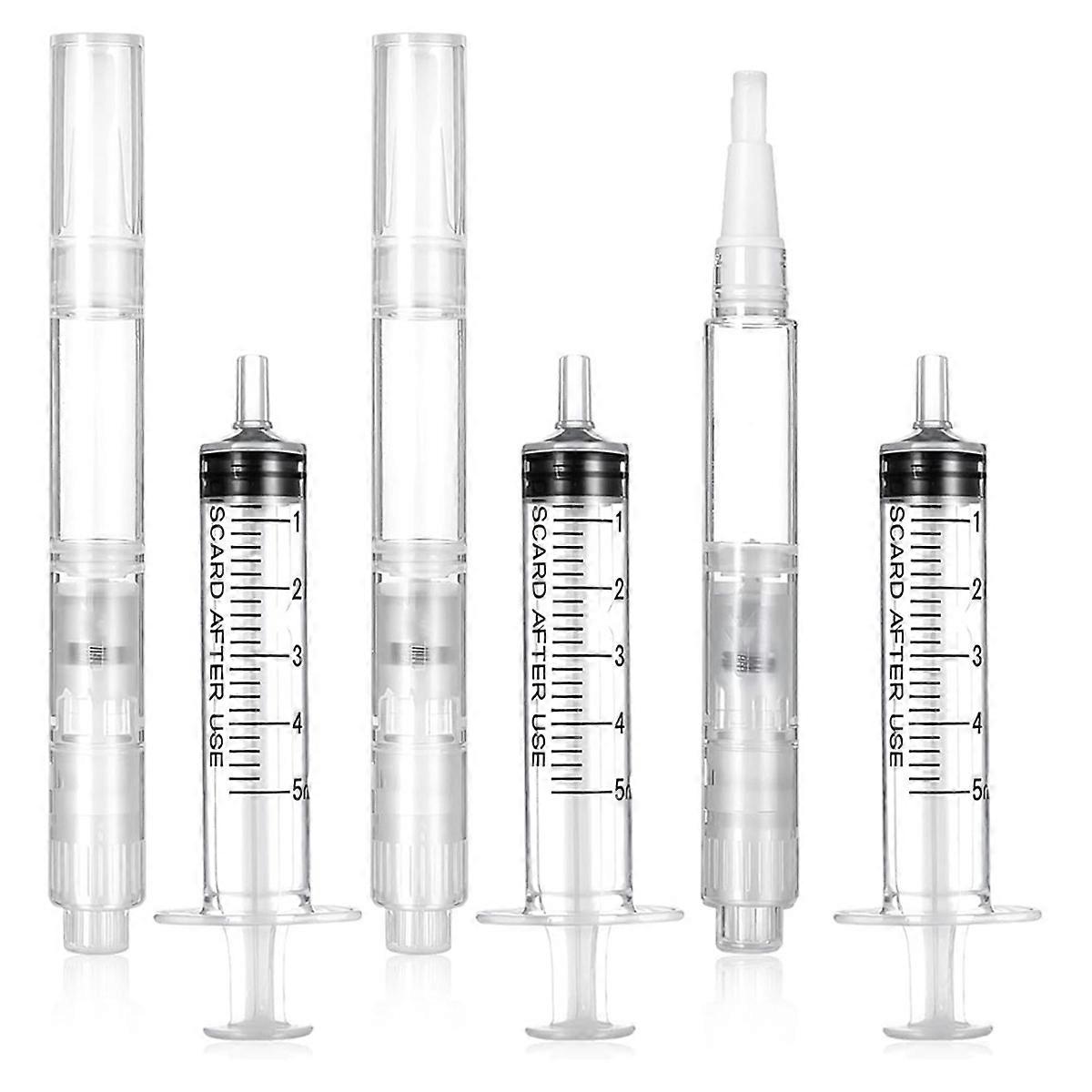 Fillable Touch Up Paint Pen, 6PCS Refillable Paint Brush Pens