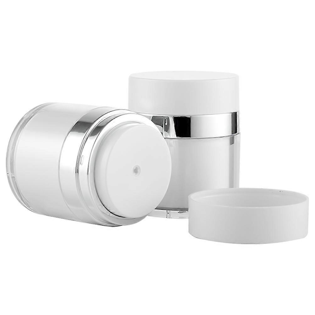 a refined and professional product description for your **2pcs Portable Cream Bottles Double Layer Lotion Jars**:
### 2PCS Portable Double Layer
