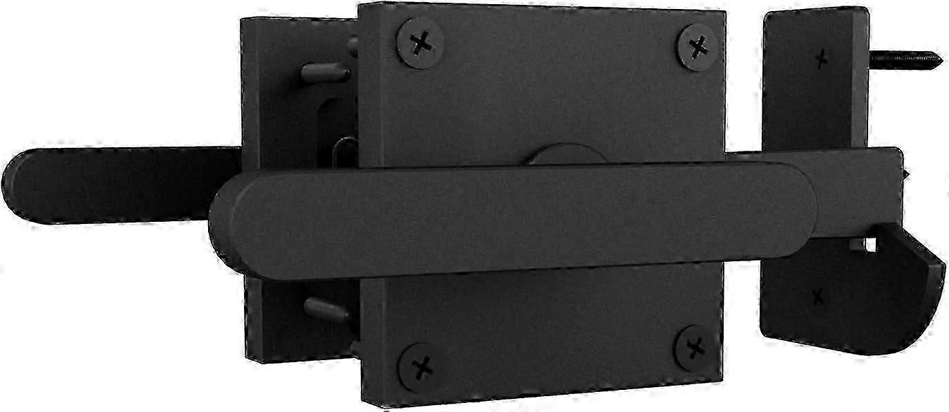 Double Side Gate Latch, Heavy Duty Swinging Door Latch Gate Hardware for Outdoor YHZ