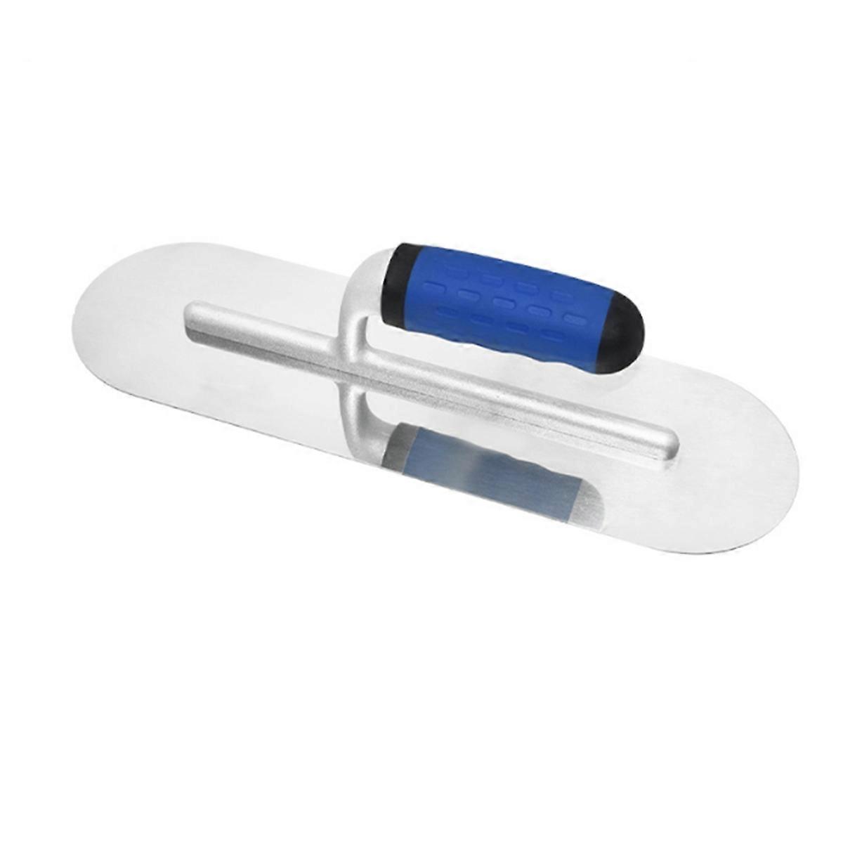 Stainless Steel Plastic Handle Round Concrete Finishing Trowel Tool Concrete Finishing Trowel Hand Plastic Handle Tool,B