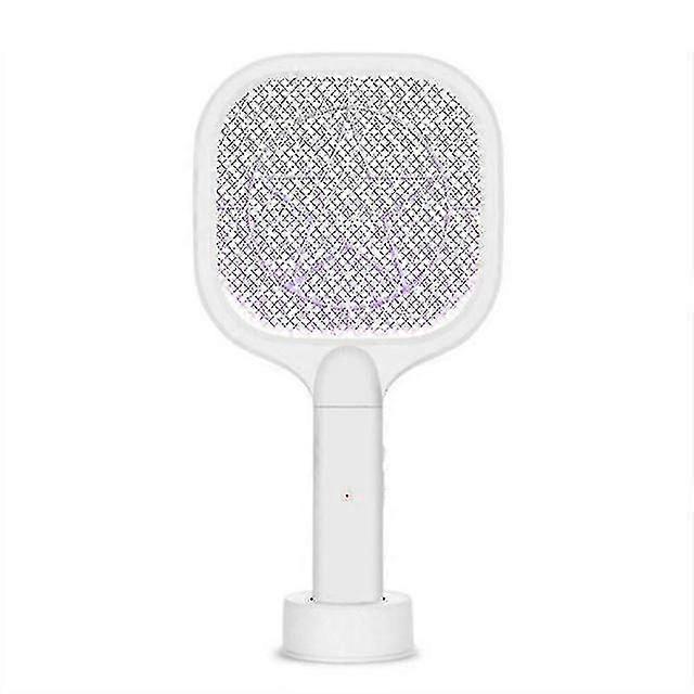 3000v Mini Mouches Électriques Swatter Racket Killer Avec Uv Light Usb Charge Summer Mosquito Trap Racket Anti Insect Bug Zapper