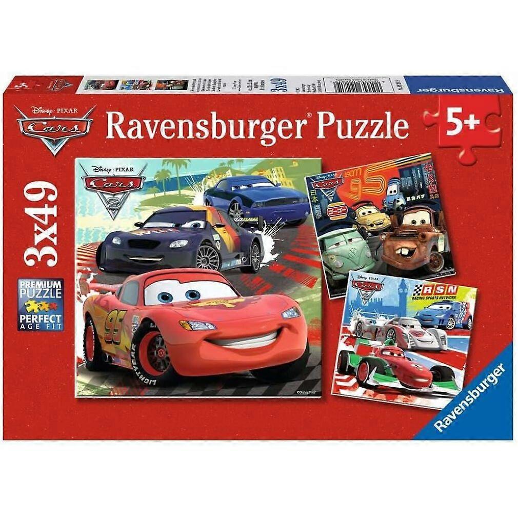 ravensburger Puzzle Samochody: Racing Fun 3x49 elementów