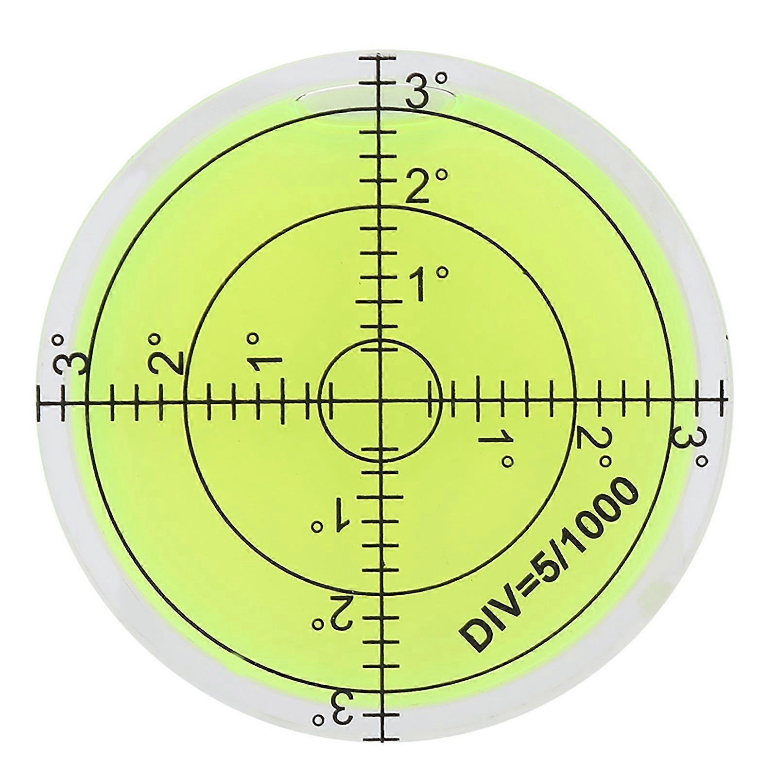 60mm Diameter Measuring Tool Round Level Bubble with Scale for Camera Platform Balance