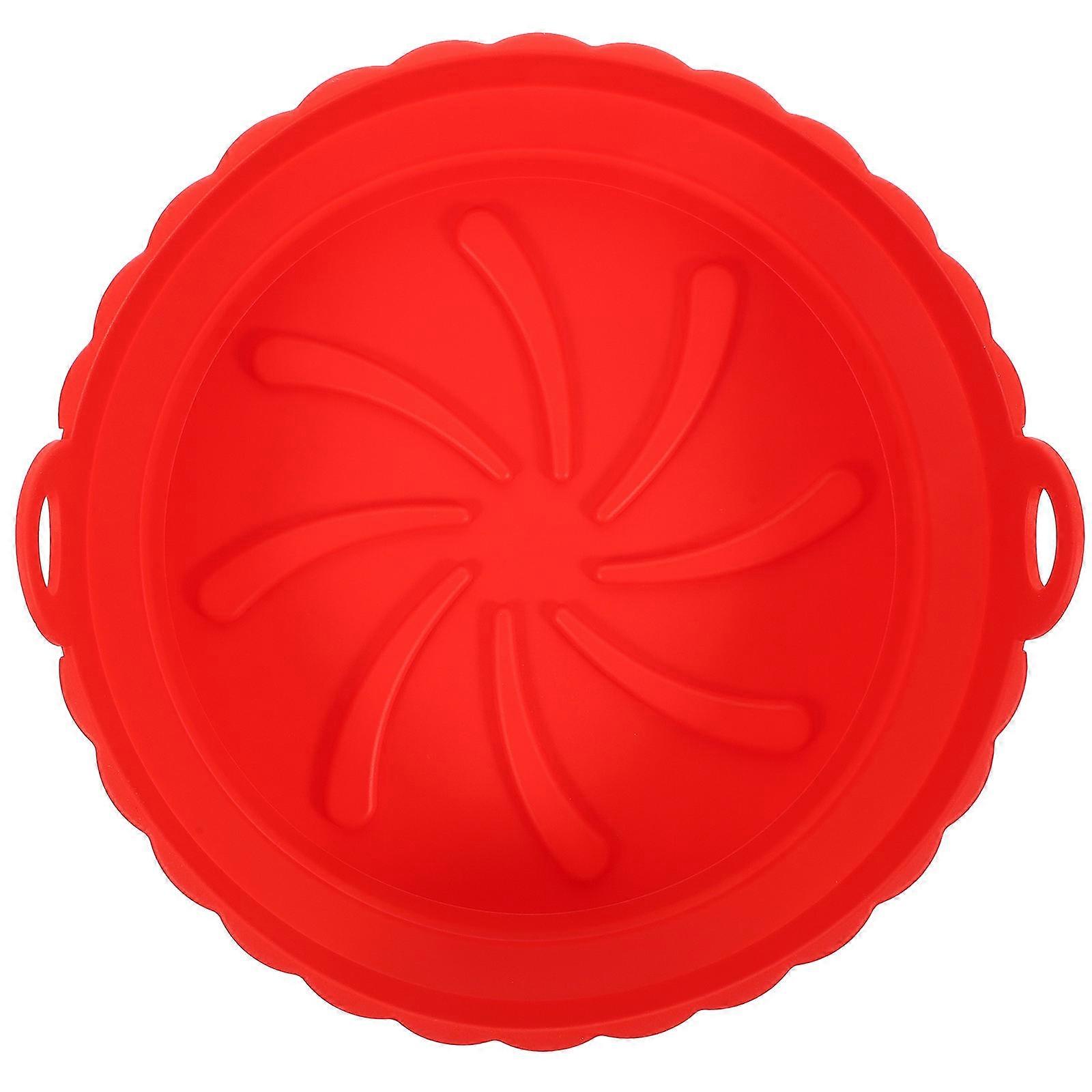 Air Fryer Silicone Liners Square Food Release Design For Home Use Red Color