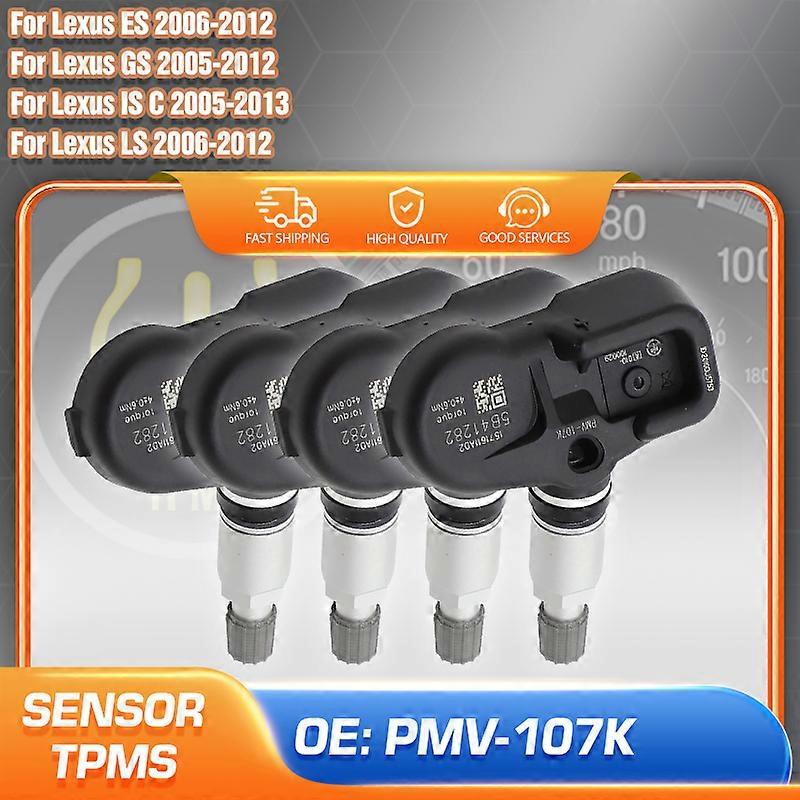 Applicable Car TPMS Sensor For 2005-2012 Lexus ES LS GS IS C Tire Pressure Monitor System 1/4PCS Parts PMV-107K 42607-50010 42607-50011