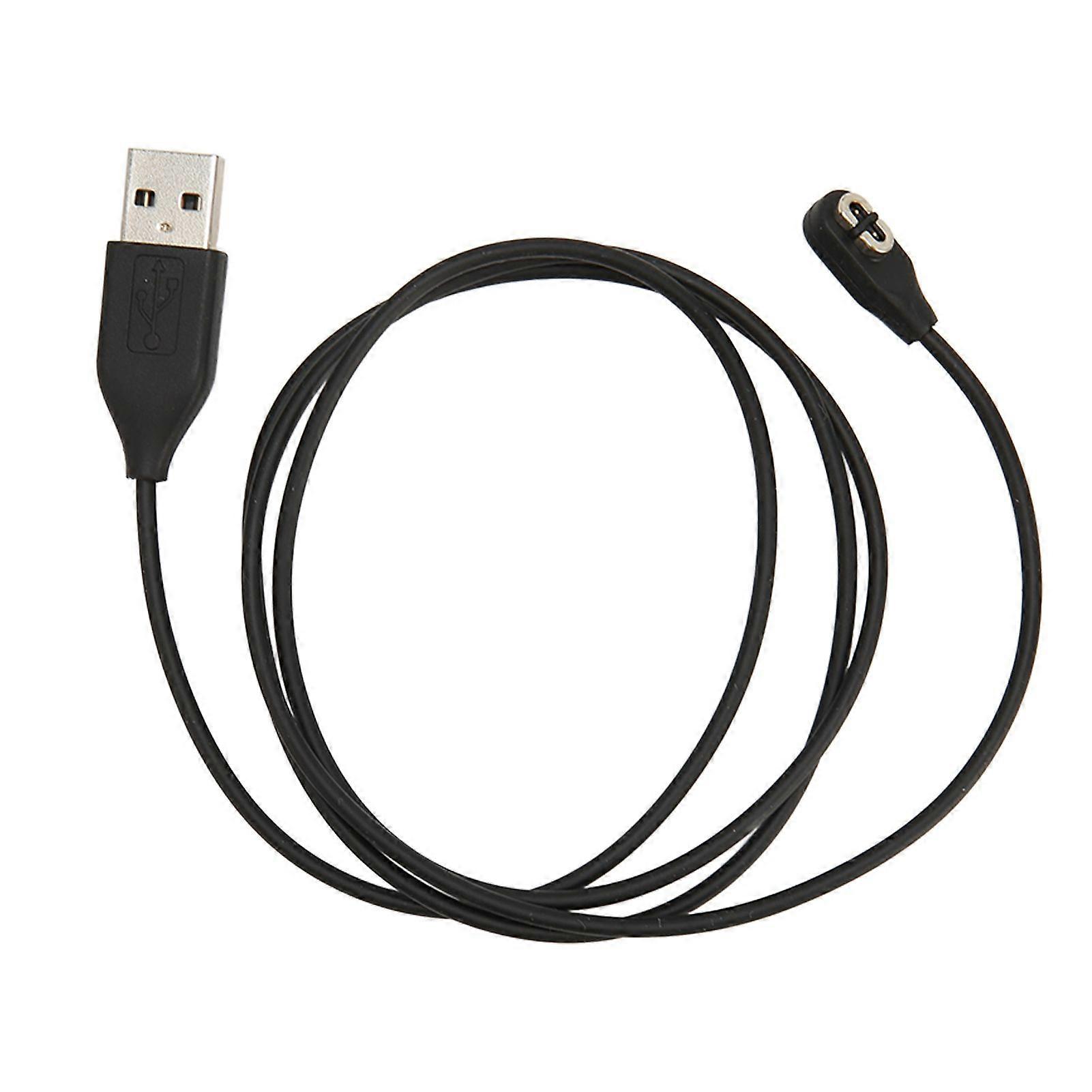 Bluetooth Headset Charging Cable TPE USB Earphone Charger Cord for Aeropex AS800 Replacement Black