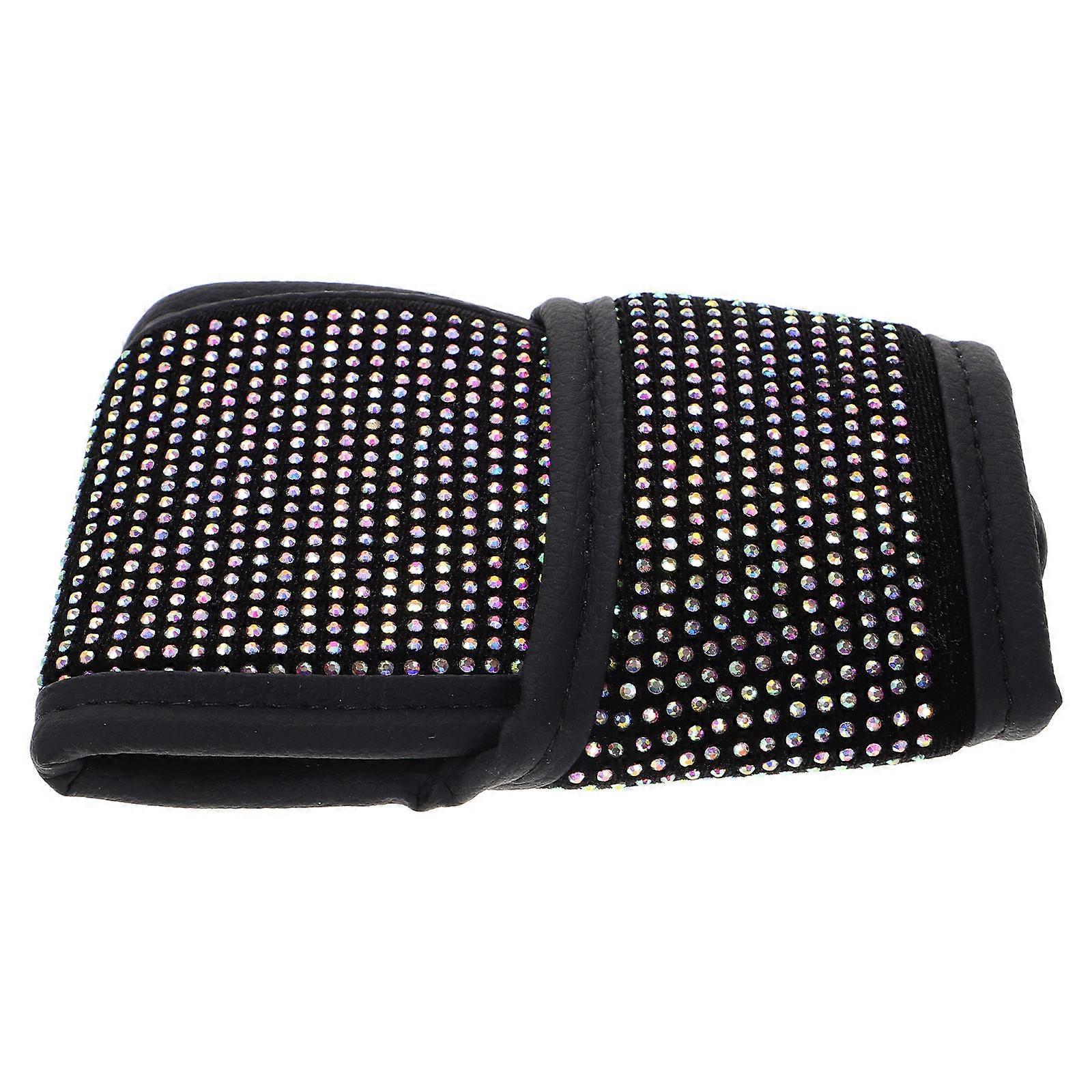 Universal Car Gear Shift Protector Featuring Rhinestone Cover