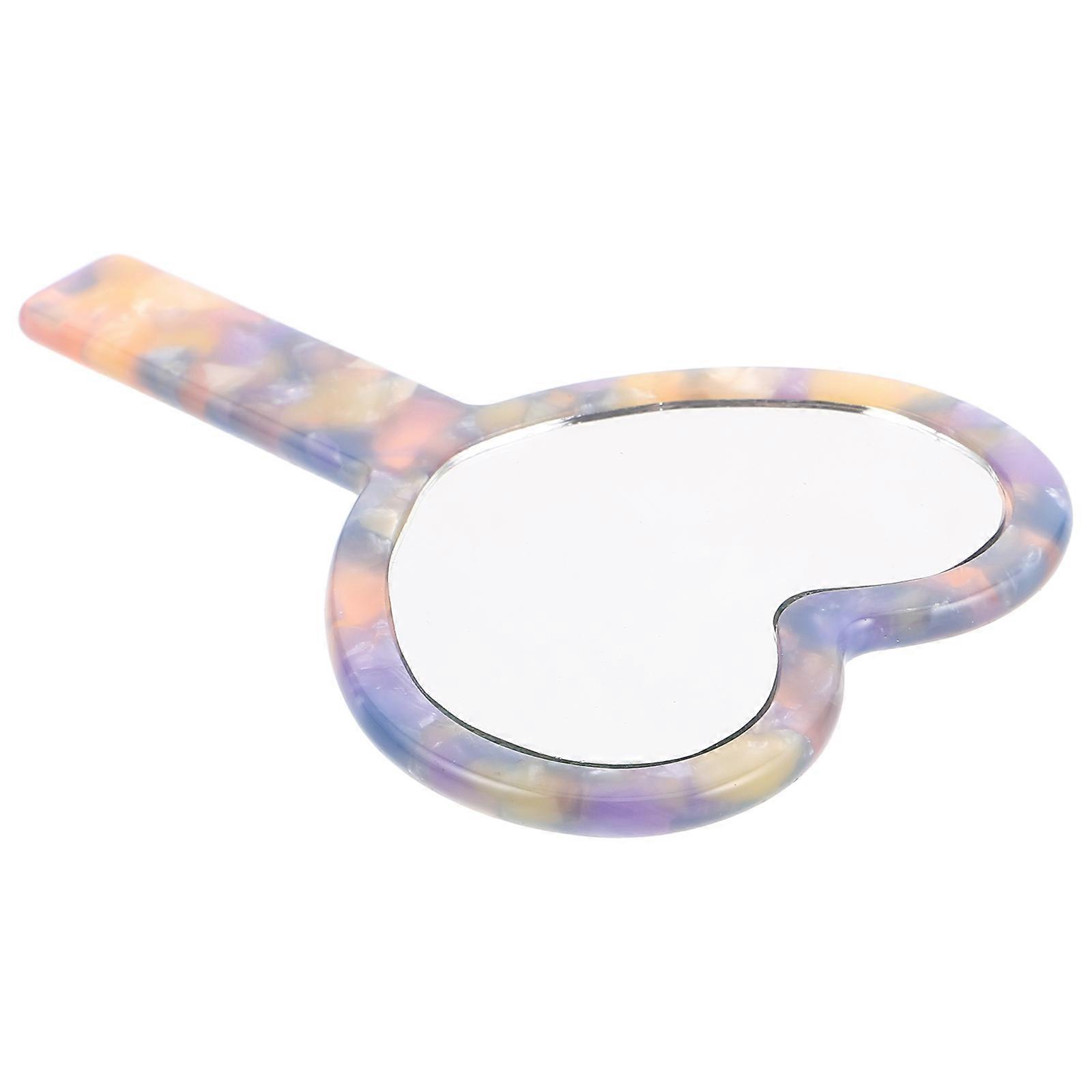 Heart Shaped Pocket Mirror for Makeup 3Pcs Small Handheld Travel Mirrors