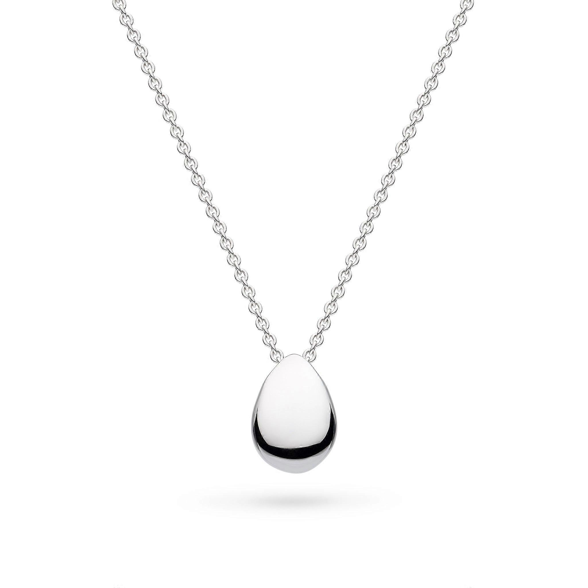 Kit Heath Coast Pebble Smooth Rhodium Plated 18" Necklace 90151RP