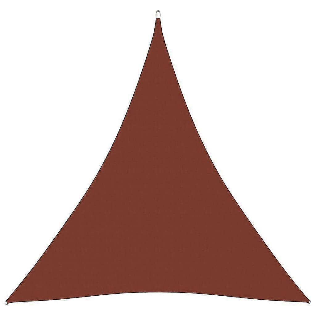 Sunshade Sail Oxford Fabric Triangular 4x4x4 M Terracotta