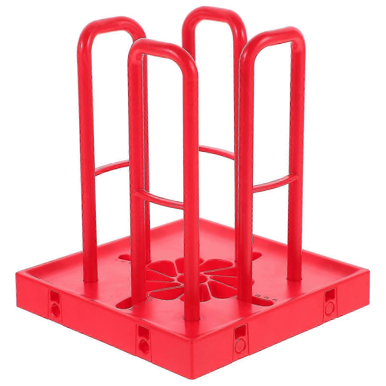 Cup Holders for Drinks Adjustable Paper Cup Dispenser Desktop Accessory Red 15.00X14.00X14.00CM Multi-functional 1Pack